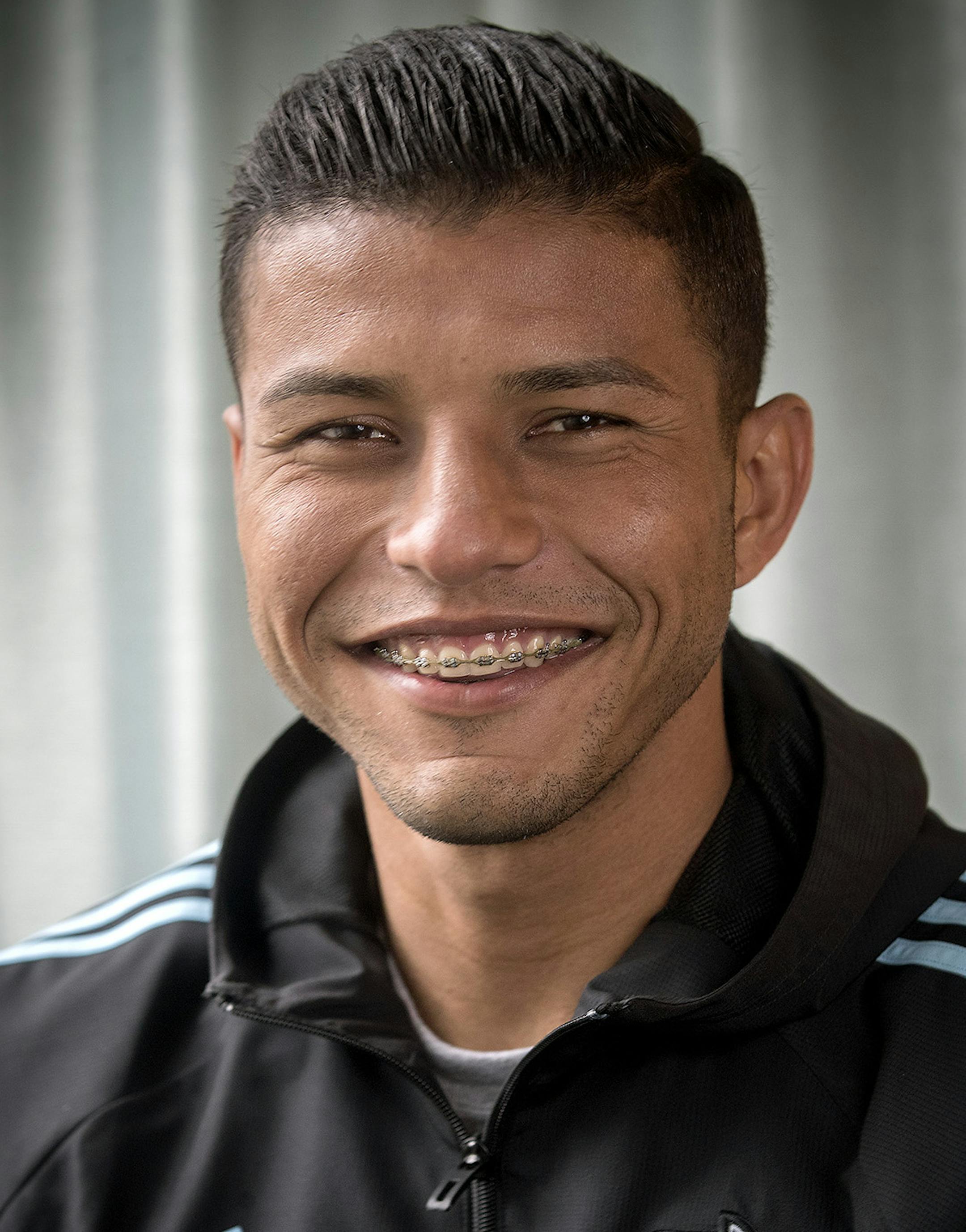 Minnesota United FC Johan Venegas photographed February 8, 2017 in Portland, OR. ] ELIZABETH FLORES &#xef; liz.flores@startribune.com