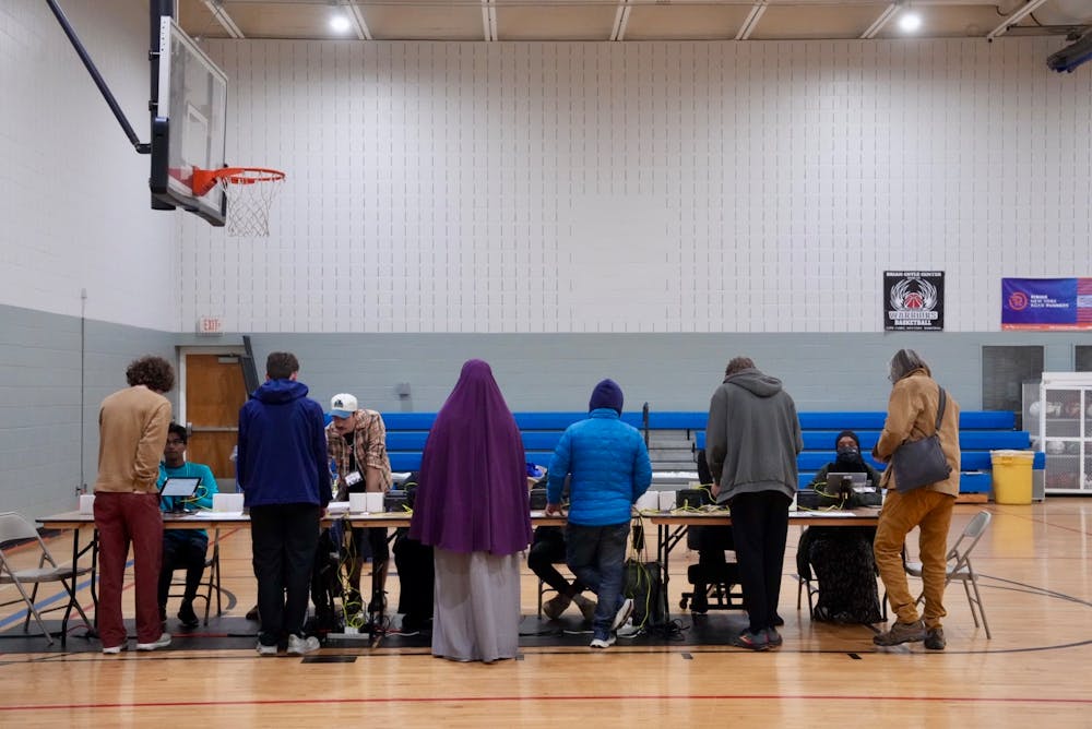 Voters cast their ballots on Election Day Tuesday, Nov. 5, 2024 at the Coyle Community Center in Minneapolis.  ] ANTHONY SOUFFLE • anthony.souffle@startribune.com