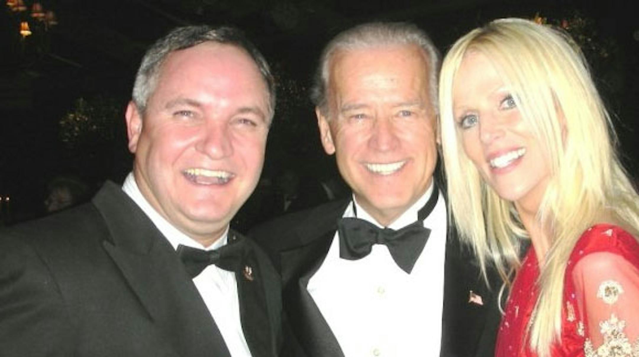 Michaele Salahi's Facebook page shows a photo of her with Vice President Joe Biden and her husband, Tareq Salahi.
