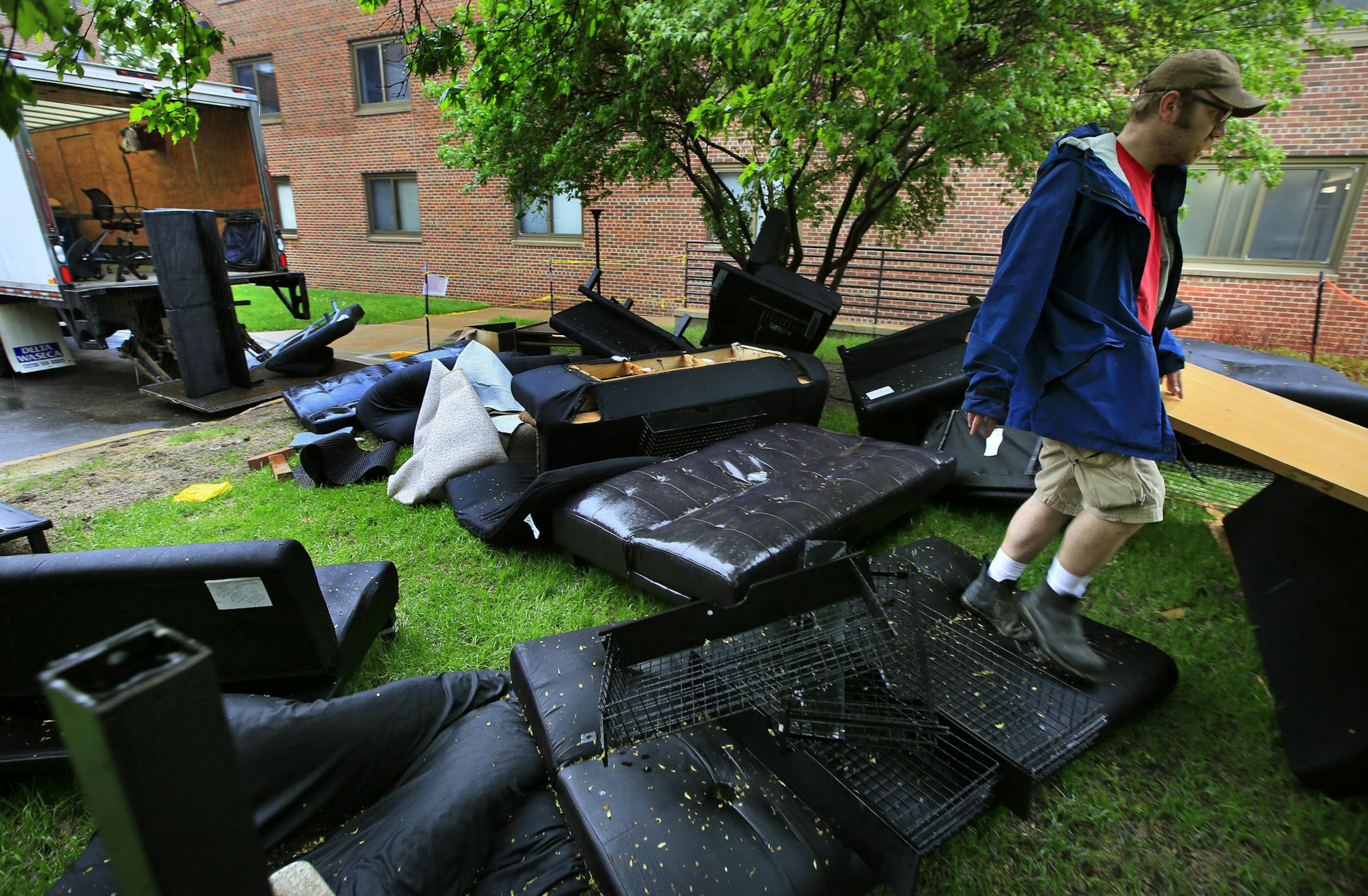 Each year about this time, thousands of U of M students begin clearing out their dorm rooms and apartments to prepare for summer break. The sea of furniture and beds and accessories that clutter the campus got folks thinking: Is there some way to recycle this, and at the same time, help other students? Such was the birth of Pack and Give Back, a pilot project that collects the furniture and belongings from the streets and truck it to a ReUse Center warehouse. At the end of the month, students ca