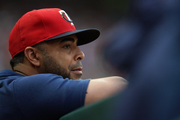 Despite a torn tendon in his left wrist, Twins designated hitter Nelson Cruz was hitting in a cage Tuesday and hopes to get off the injured list next 