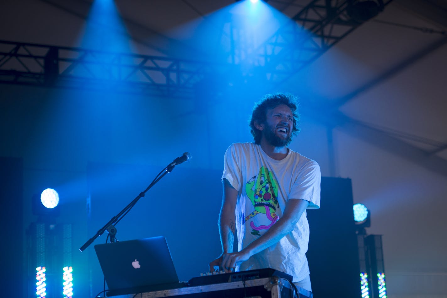 Sylvan Esso performed Saturday at The Dells stage.