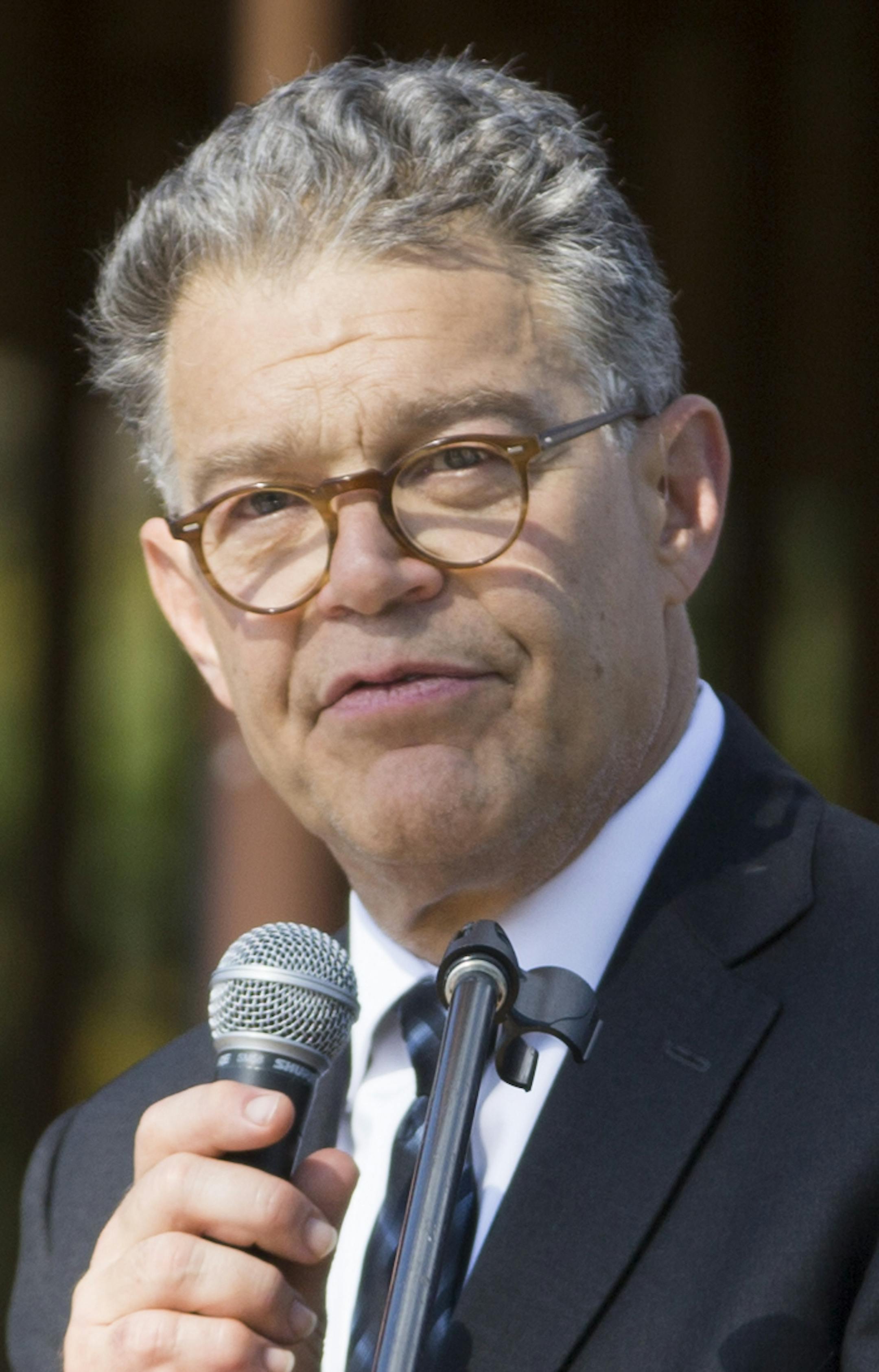 Sen. Al Franken spoke during the Fallen Firefighter Memorial Service on Sunday, September 28, 2014 in St. Paul, Minn. ] RENEE JONES SCHNEIDER • reneejones@startribune.com