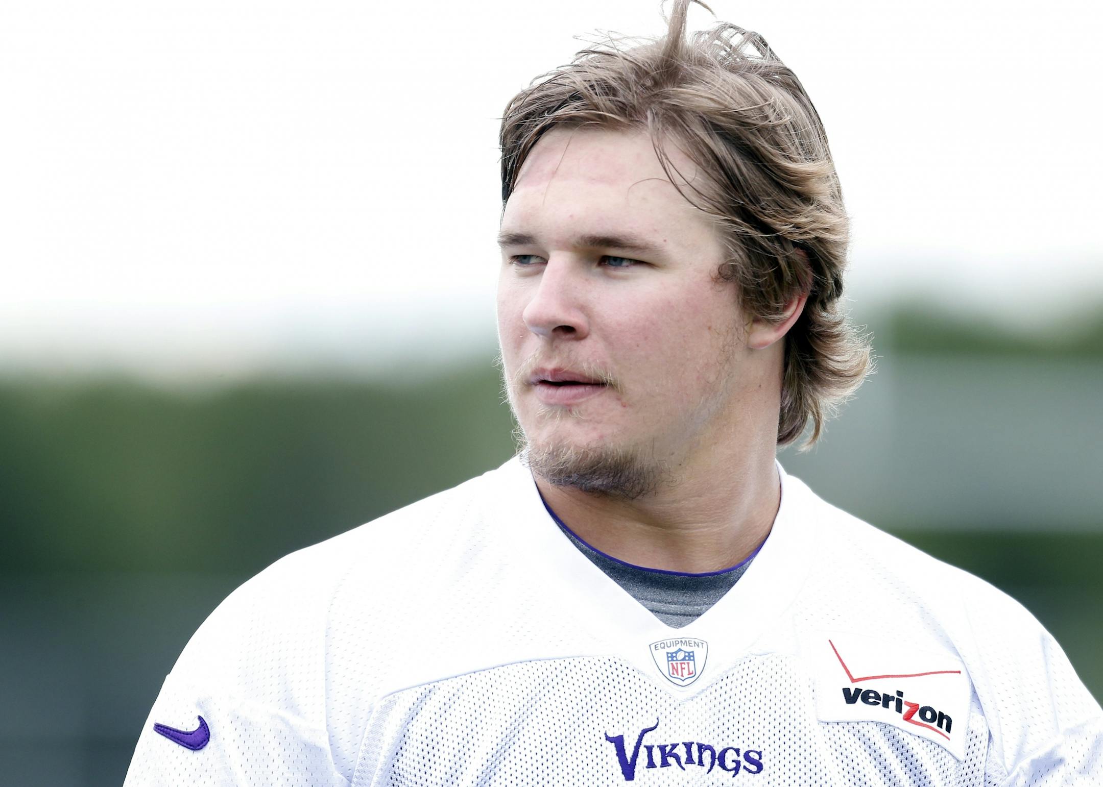 Minnesota Vikings linebacker Audie Cole (57).