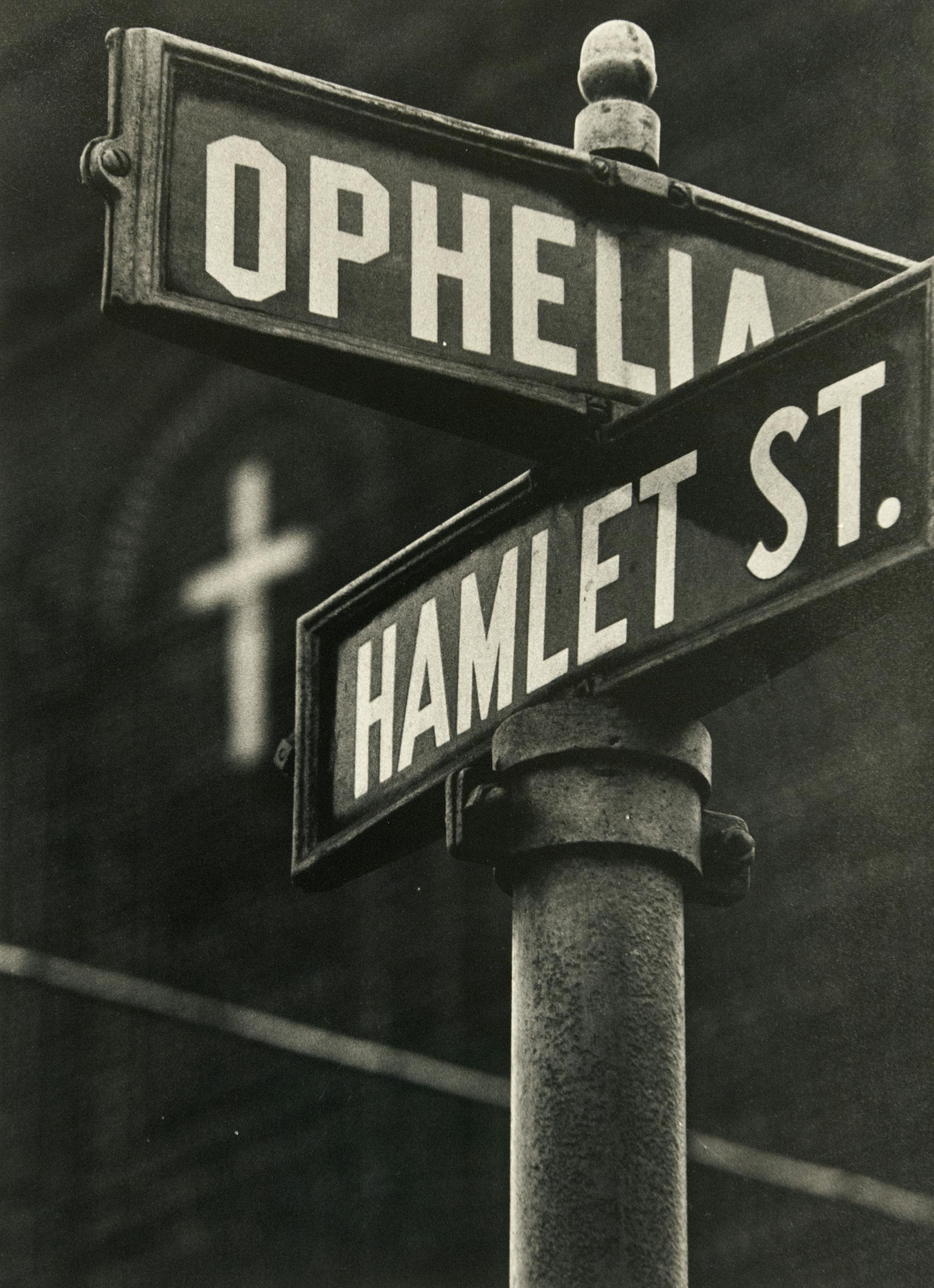 Provided by Weinstein Gallery Photo by W. Eugene Smith of street sign.