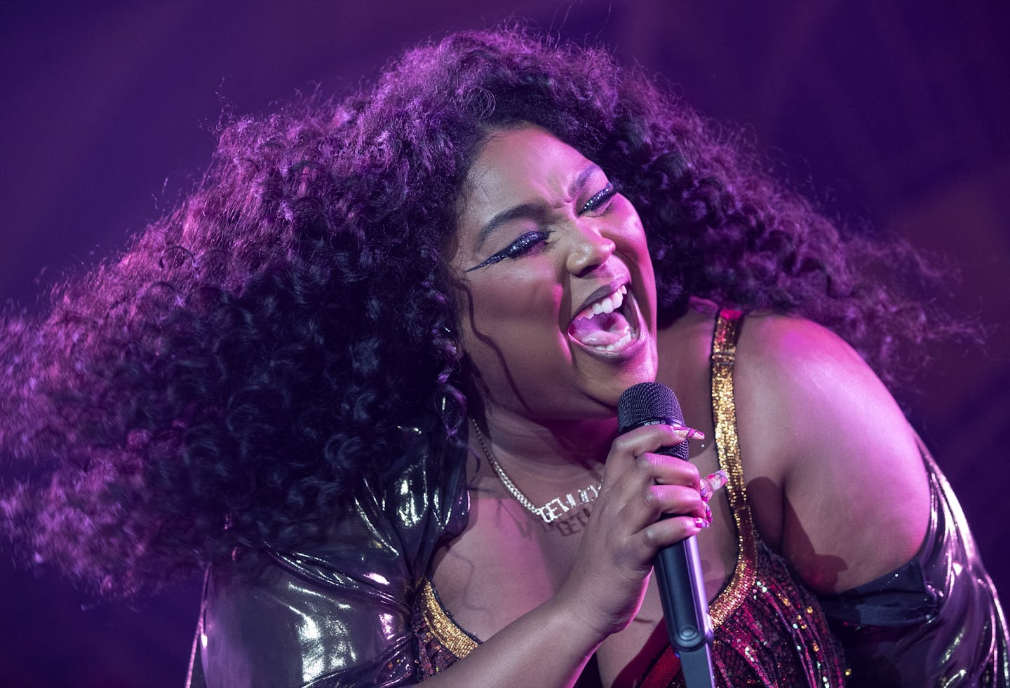 Lizzo performed at The Armory in Minneapolis.