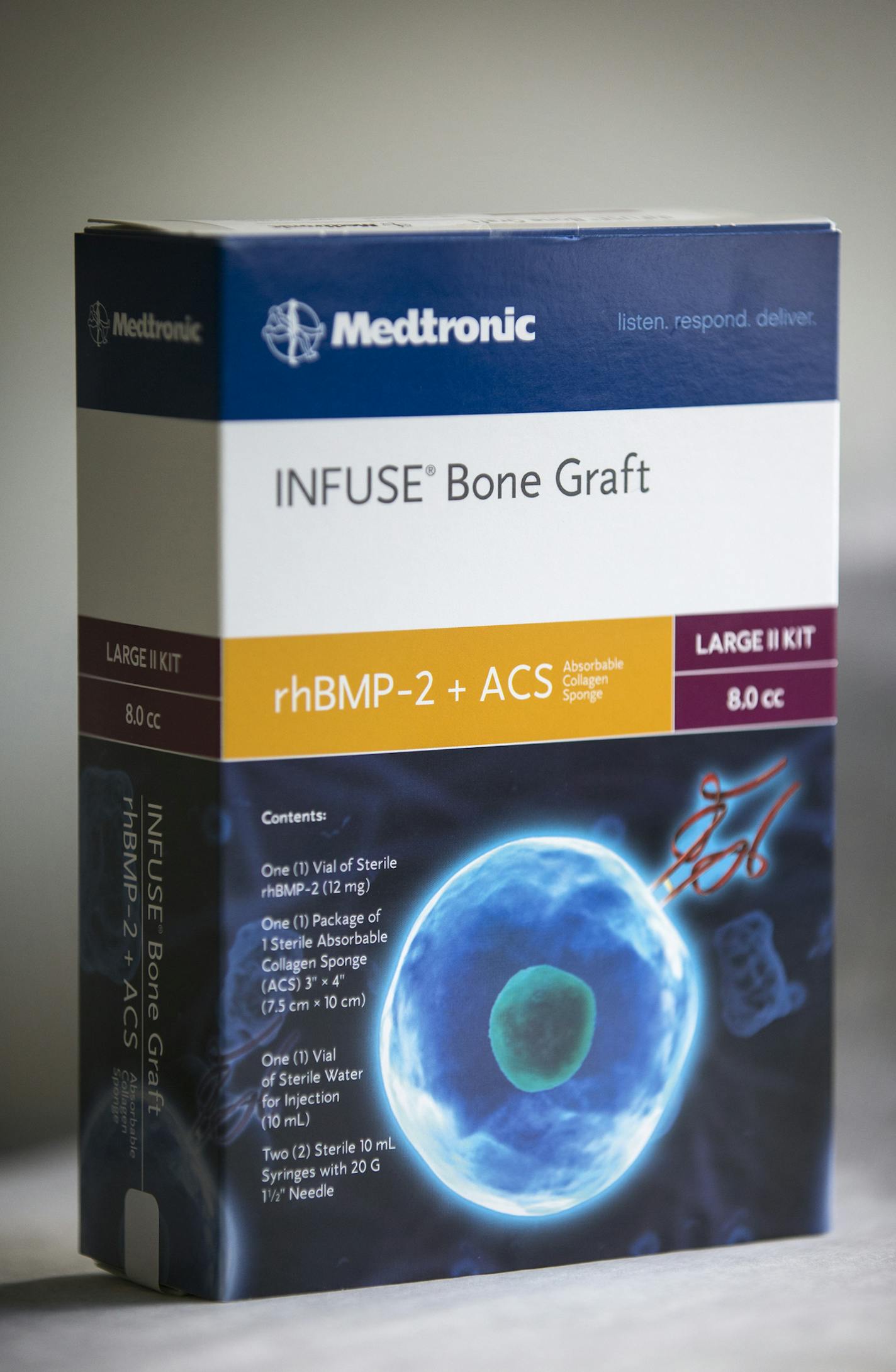 Infuse Bone Graft by Medtronic.