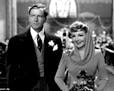 Joel McCrea and Claudette Colbert are sparring spouses in "The Palm Beach Story."