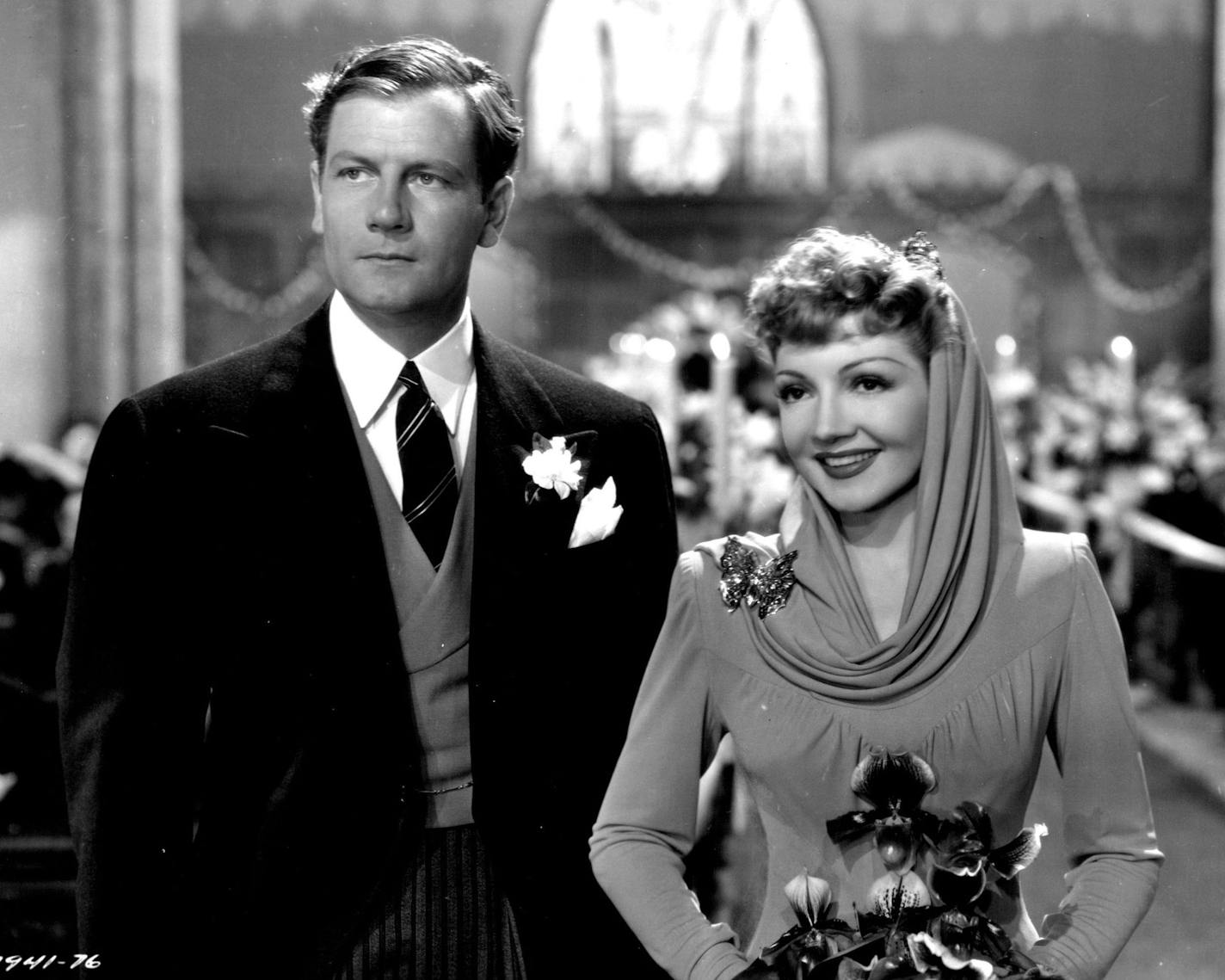 Joel McCrea and Claudette Colbert are sparring spouses in "The Palm Beach Story."