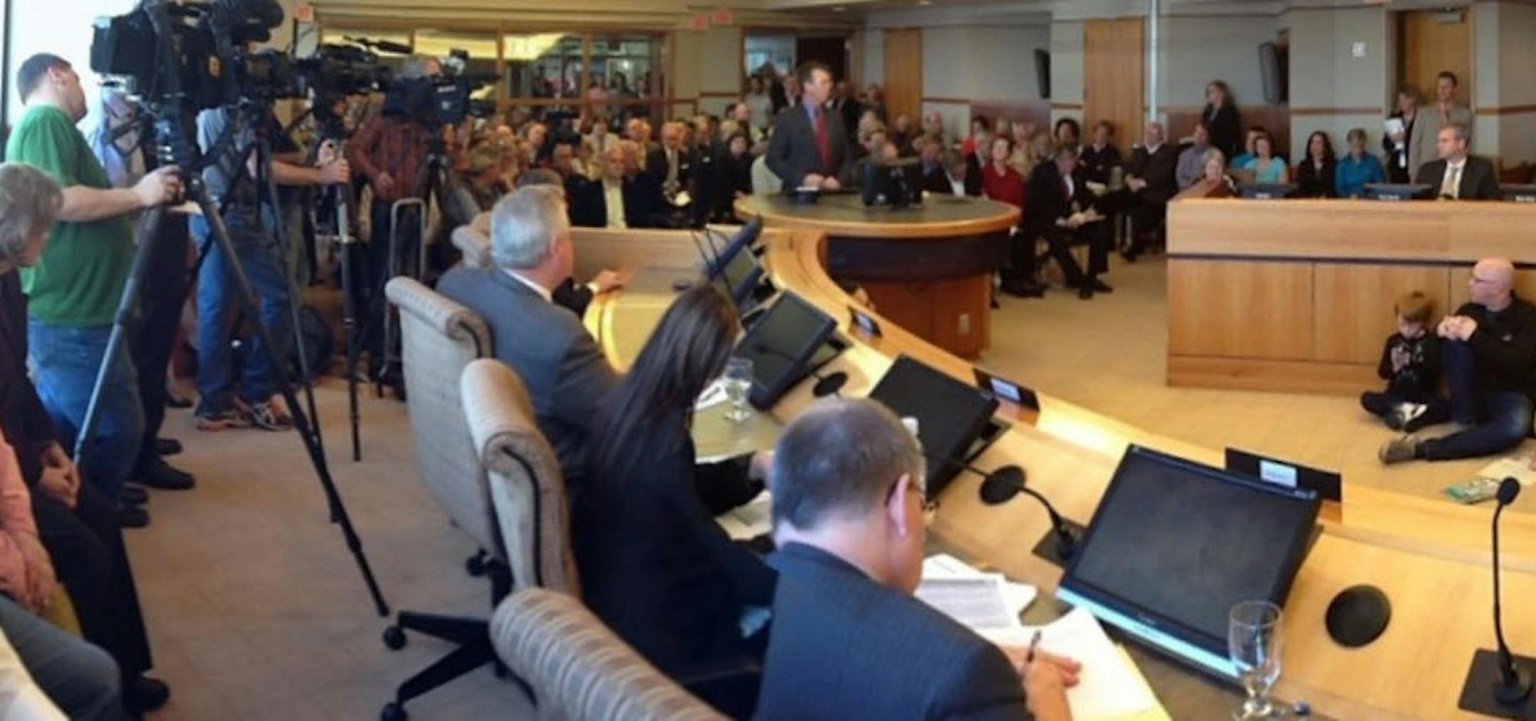 Packed house at today's MAC meeting.