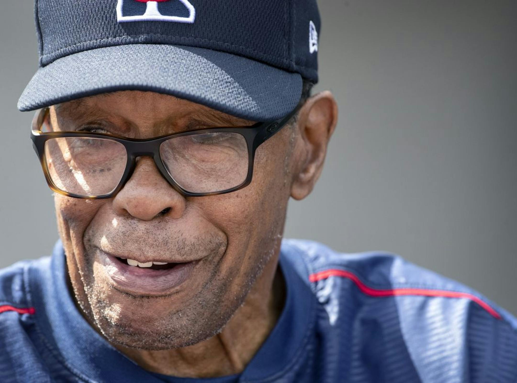 Minnesota Twins special coach Rod Carew.