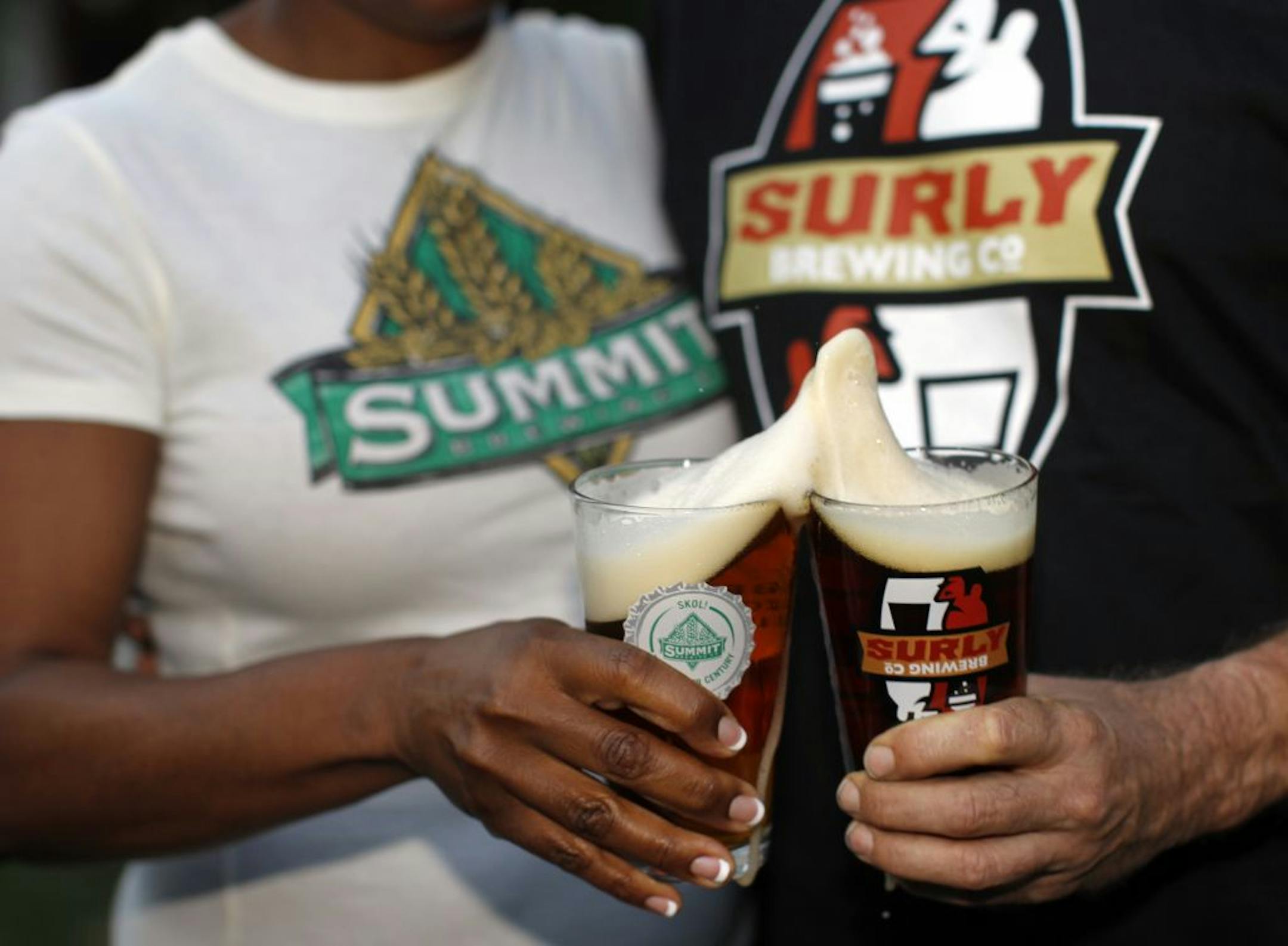 Surly and Summit beer makers face off this weekend.