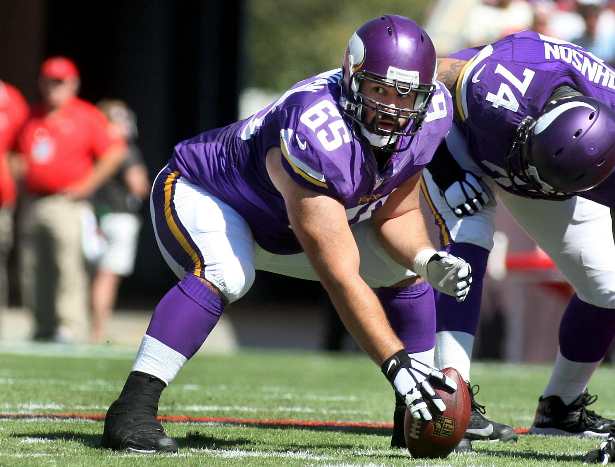 Minnesota Vikings center John Sullivan