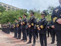 Hundreds gathered in downtown St. Paul Wednesday to commemorate dozens of officers killed on duty.