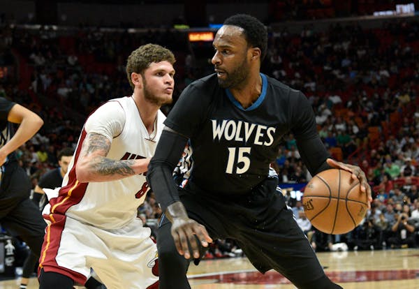 Shabazz Muhammad (15) reported to camp leaner and stronger, and happy to be part of a rebuilt Wolves team.