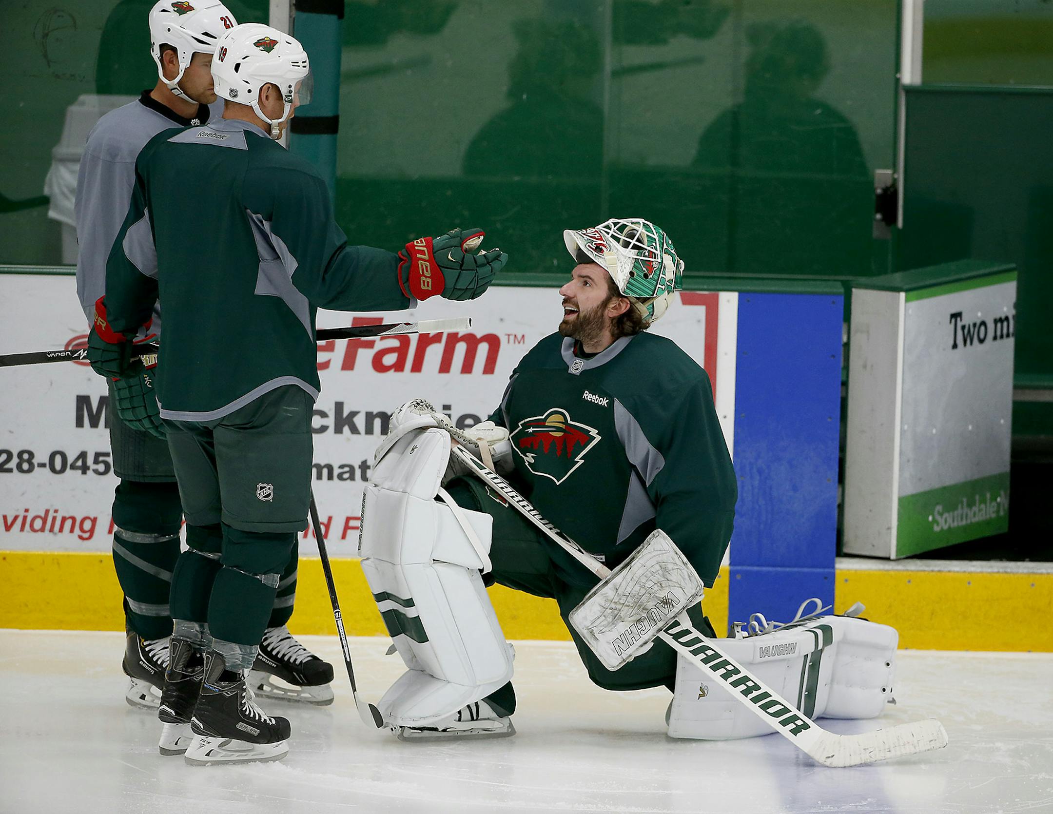 Minnesota Wild goalie Josh Harding.