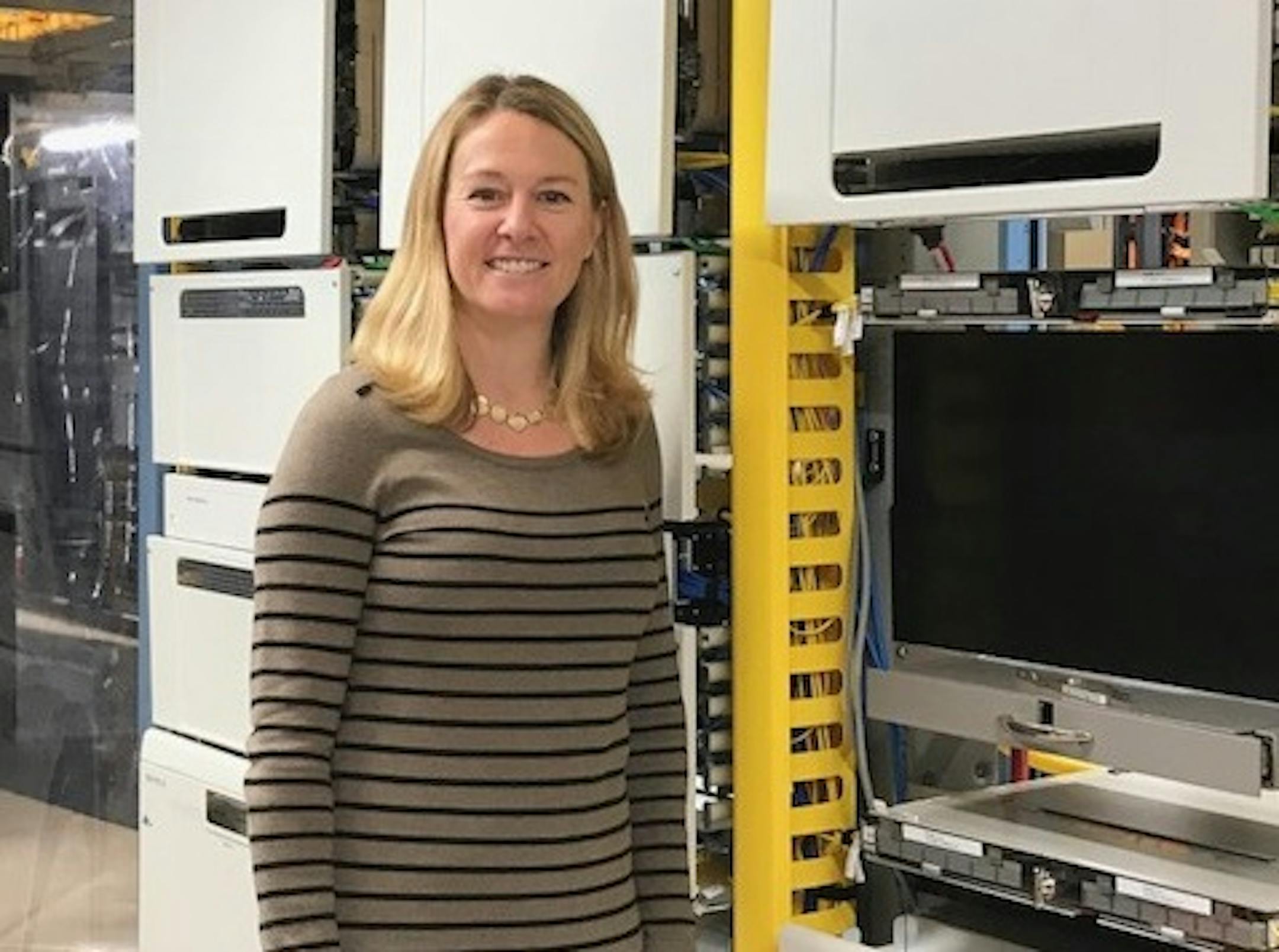 She is Elizabeth Bierman, past president of the Society of Women Engineers and district engineering chief at Comcast.