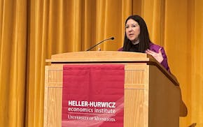 Federal Reserve Gov. Adriana Kugler, speaking at the University of Minnesota on April 22, said the U.S. economy has been driven by productivity gains