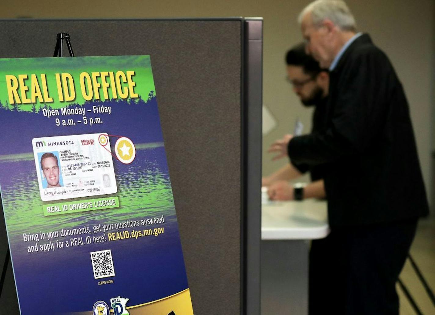 The Real ID office at Minneapolis-St. Paul International Airport.