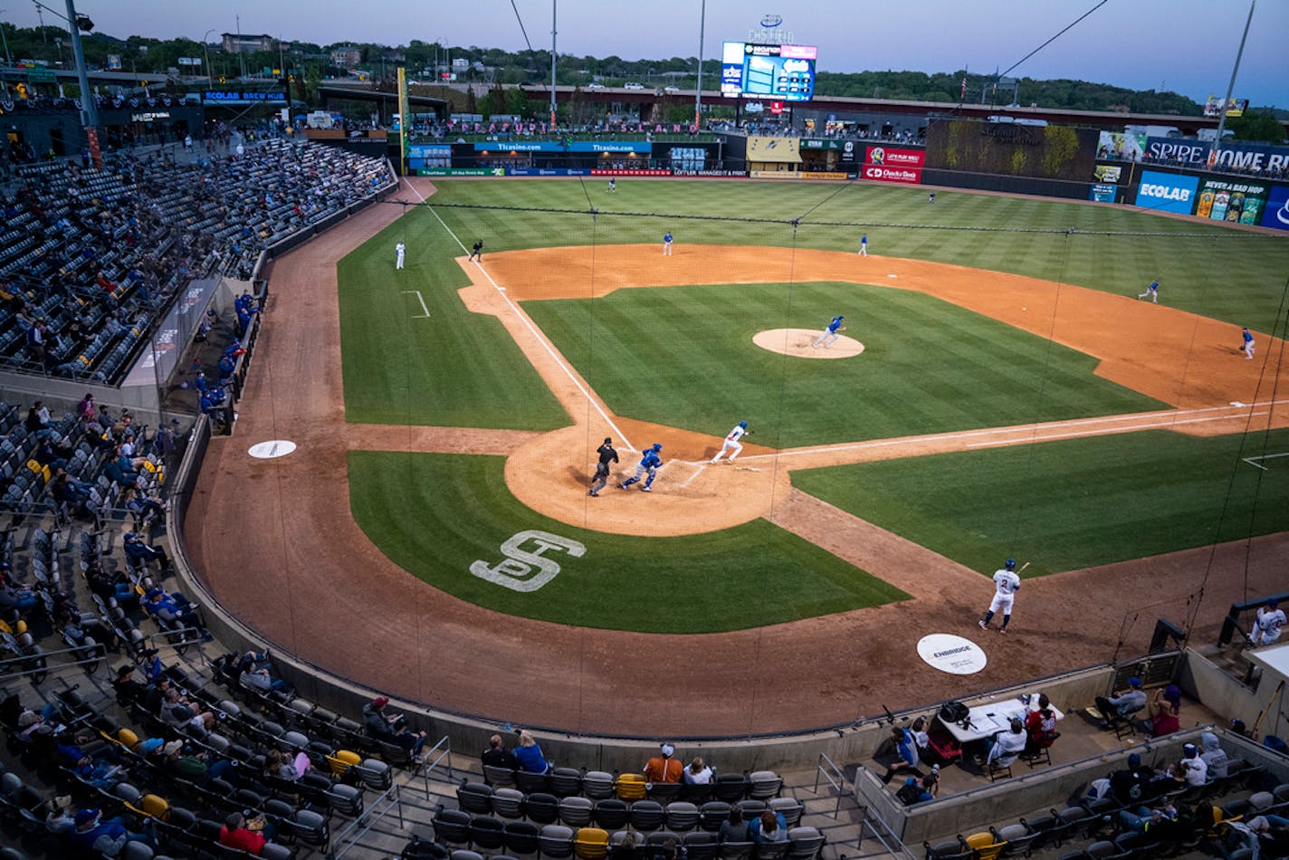 The St. Paul Saints opened play earlier this month as the Twins' Class AAA affiliate.