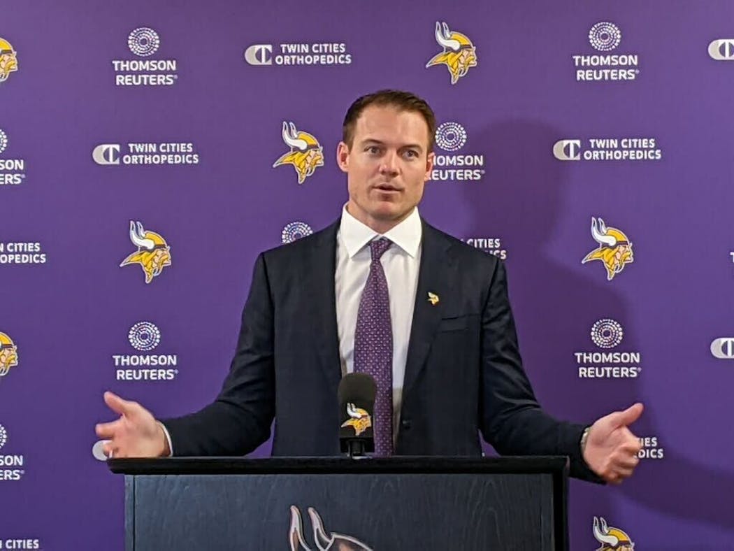 “The guy made a lot of plays on really the best defense in college football,” Vikings coach Kevin O’Connell said of Cine.