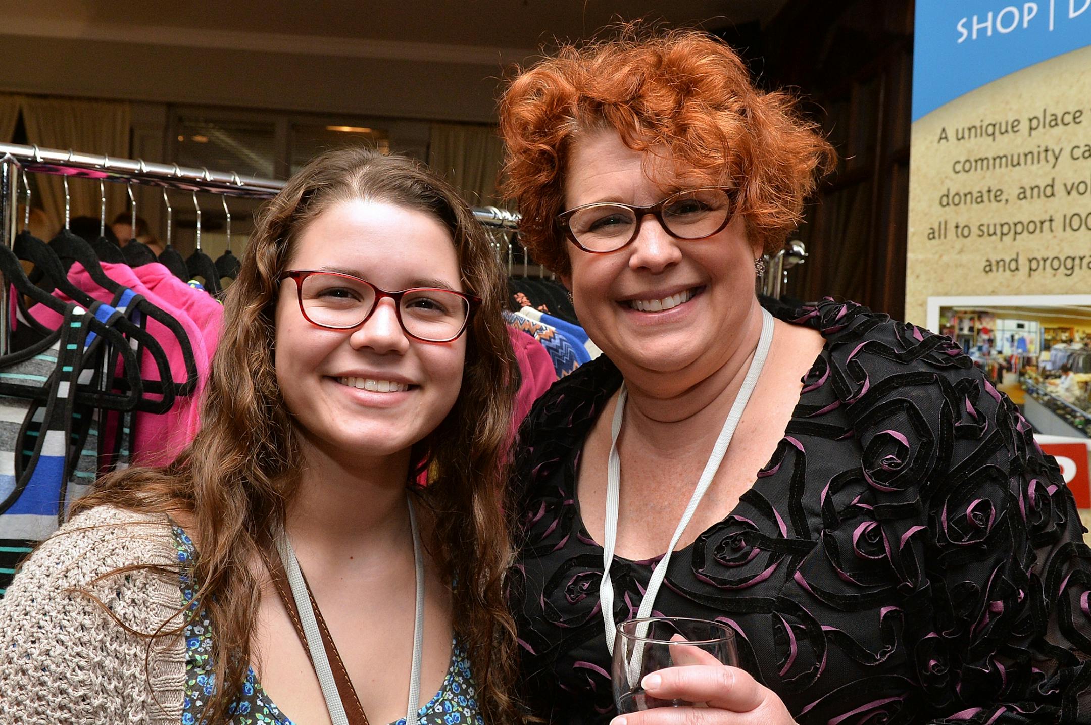 From left, Gabriela Ampuero and her mother, artist Caroline Ampuero.