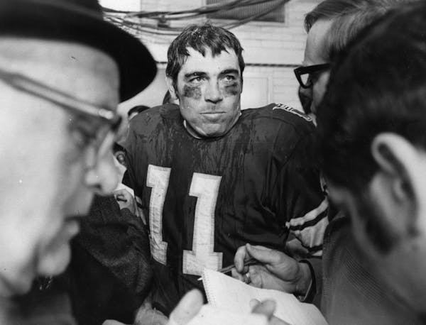 Vikings quarterback Joe Kapp in 1970.