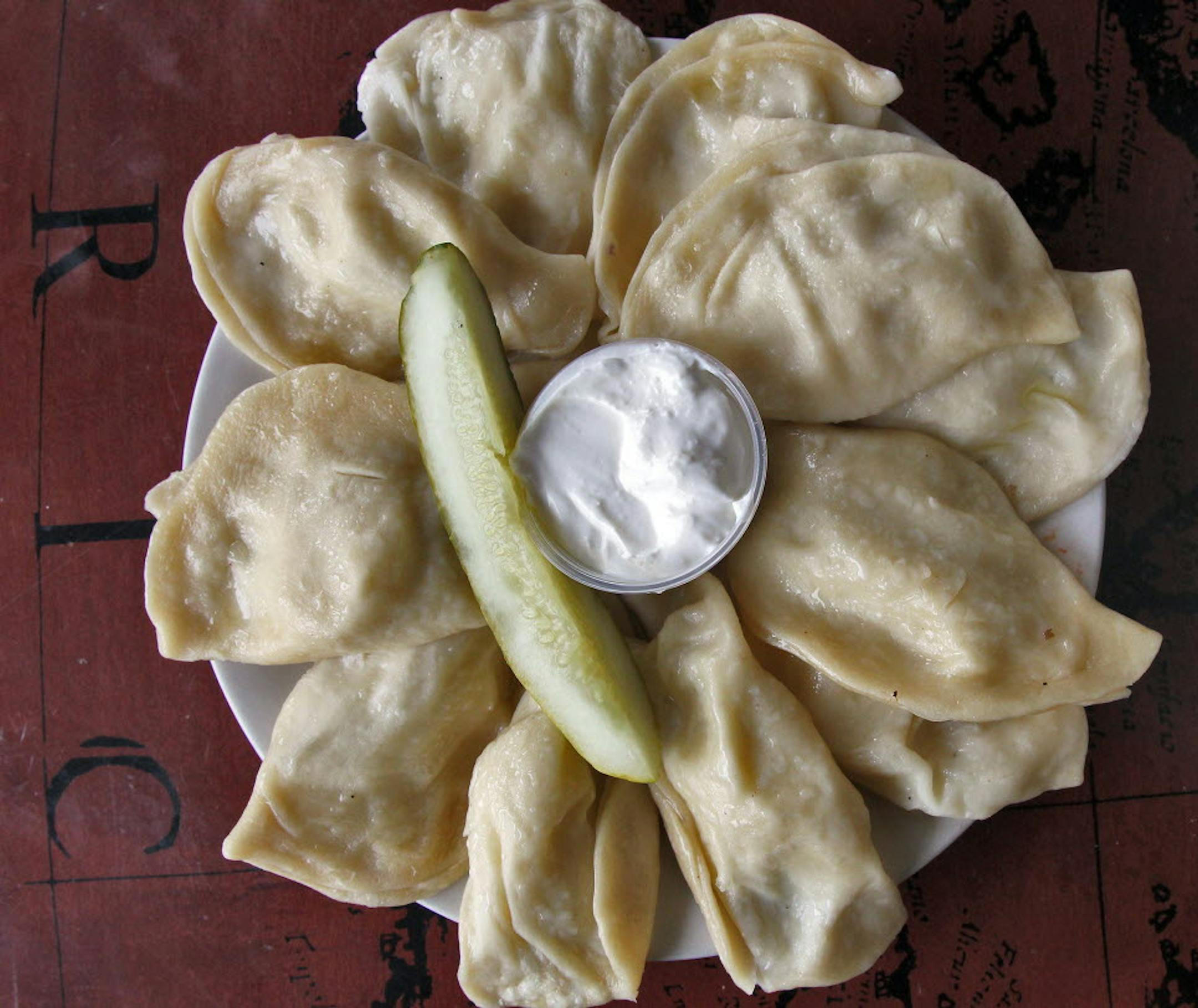 Kramarczuk's pierogi inspired a bacon-sweet potato version in a new cookbook that travels the Mississippi River.