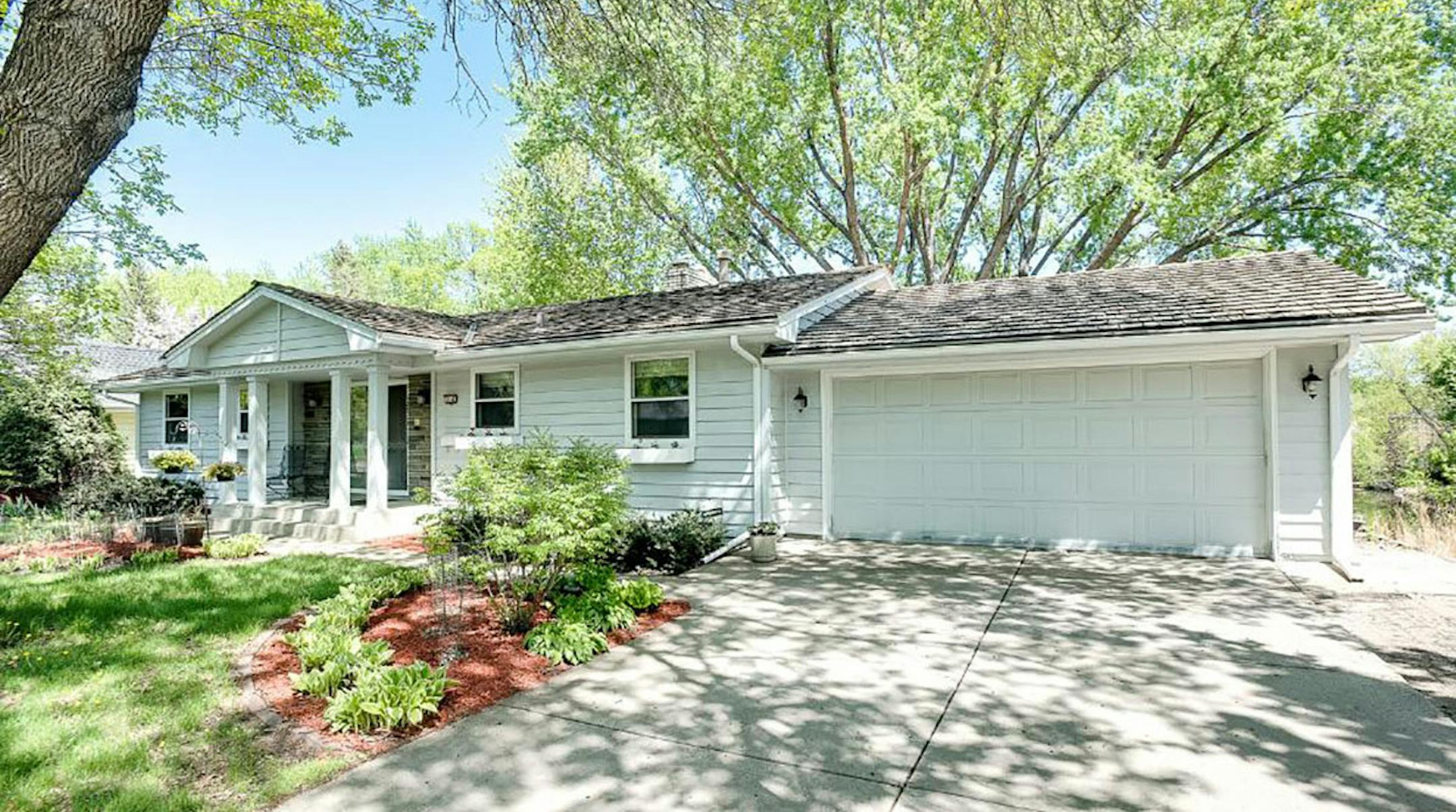 Golden Valley
Built in 1967, this three-bedroom, two-bath house has 2,514 square feet and features two bedrooms on the lower level, two fireplaces, hardwood floors, updated eat-in kitchen, full finished walkout basement, patio and deck overlooking a pond. Listed by Chris Gemlo, Counselor Realty, 612-990-9545.
