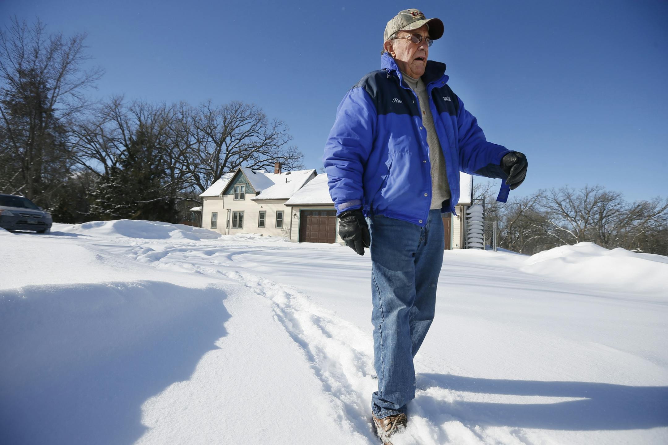 Jan. 26, 2014: Ron Selleck of North Branch, Minn. said his propane tank was last filled in mid-December. It's empty and his house is now heated with electric heaters Sunday. He hoped to get the tank refilled this week.