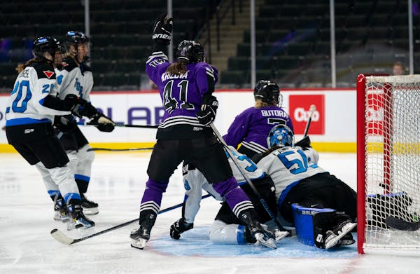 Rooney, PWHL Minnesota outlast Toronto in two OTs in Game 4