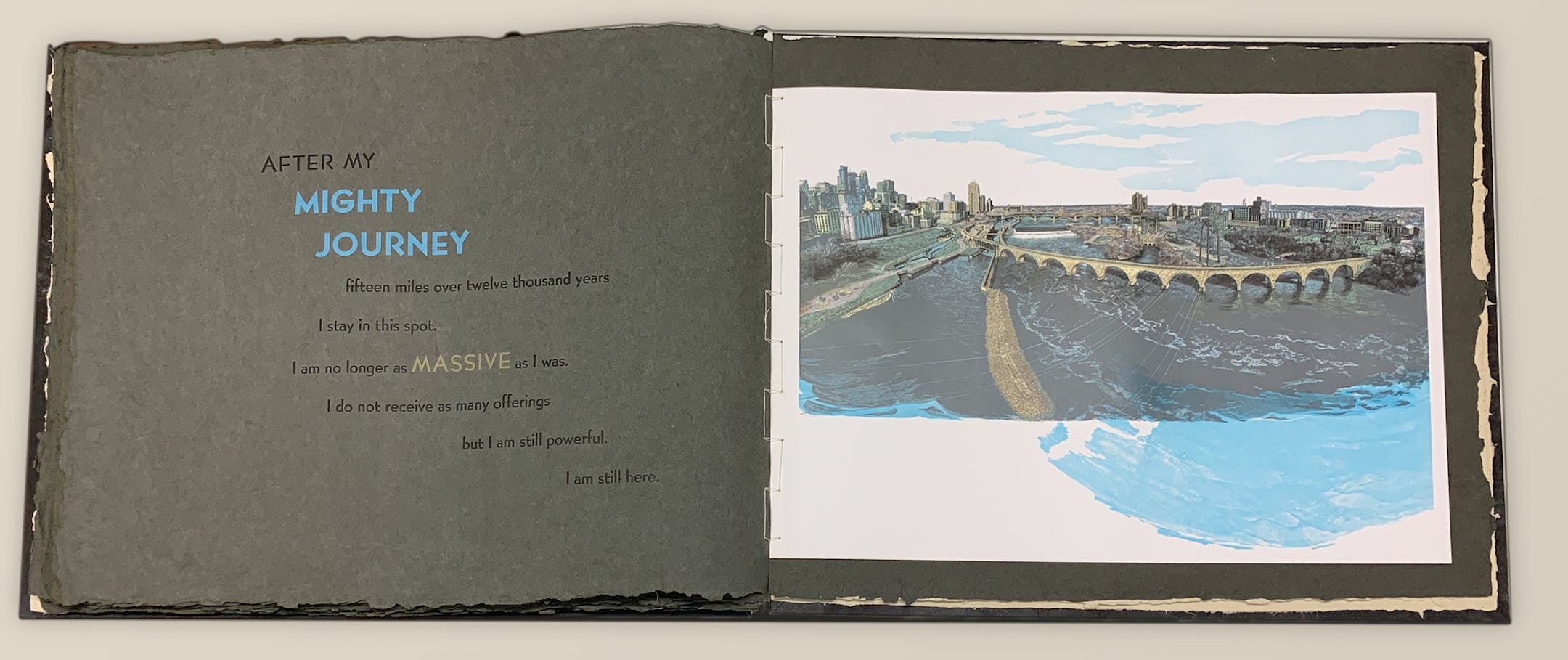 The final spread of My MIghty Journey