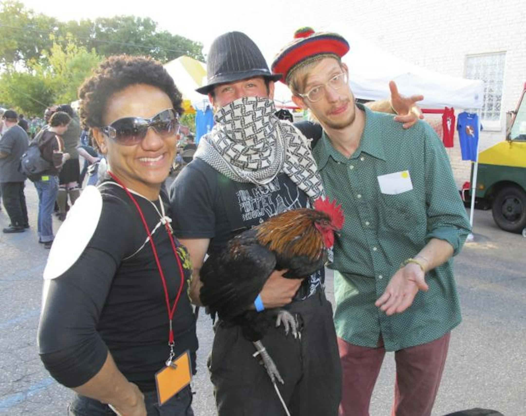Leah Nelson, Andy Fischer and Jonas Specktor.