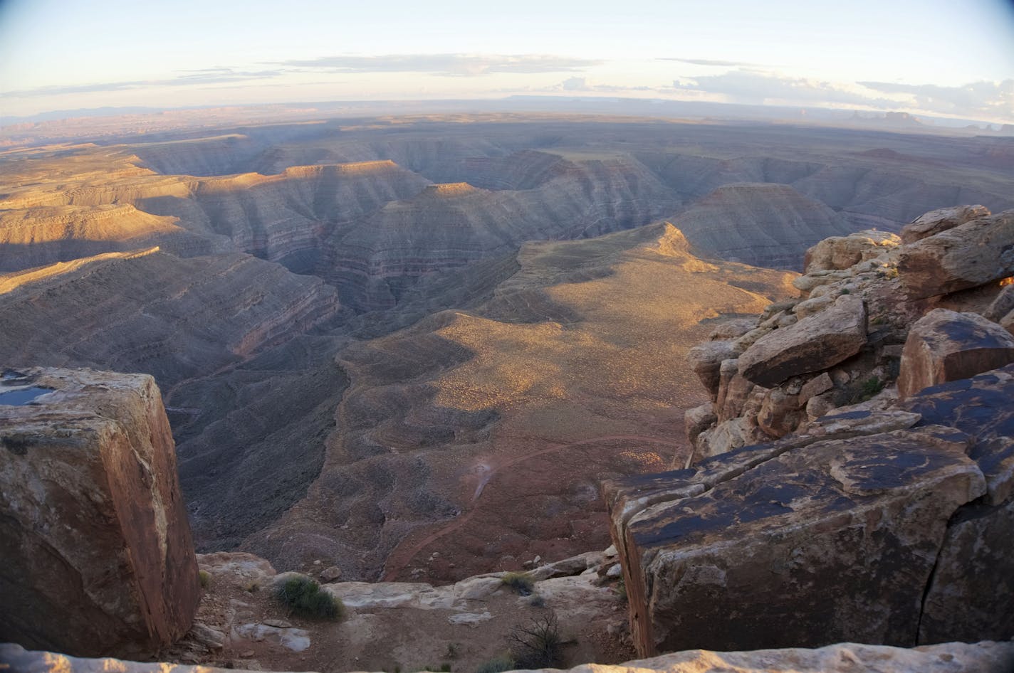 The view from the Muley Point campground includes the Goosenecks, a series of curves in the San Juan River.(Brad Branan/Sacramento Bee/TNS)