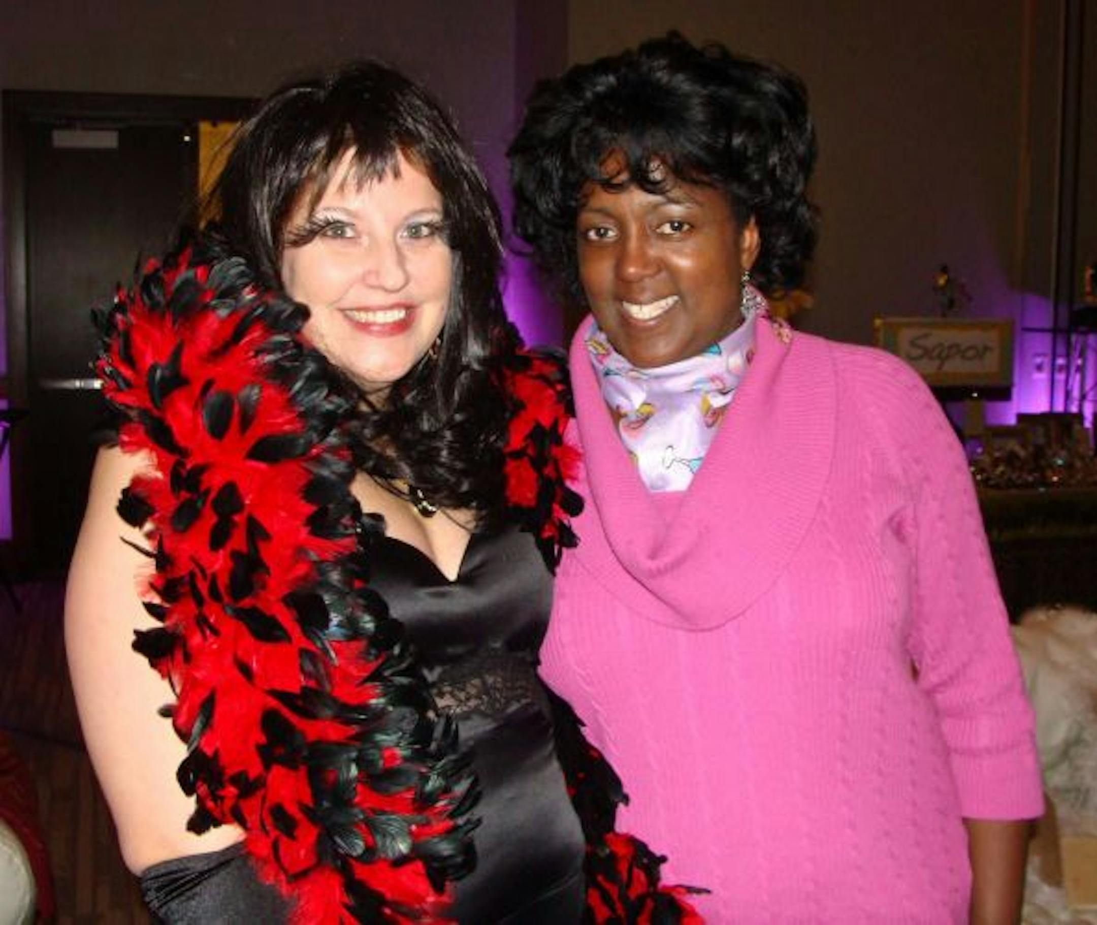 Sara Glassman, sglassman@startribune.com The Ultimate Pajama Party at the Westin Edina Galleria.Ultimate Pajama Party creator and founder Tammy Hauser and Jacquelyn Wingfield of Diva Glass Slippers