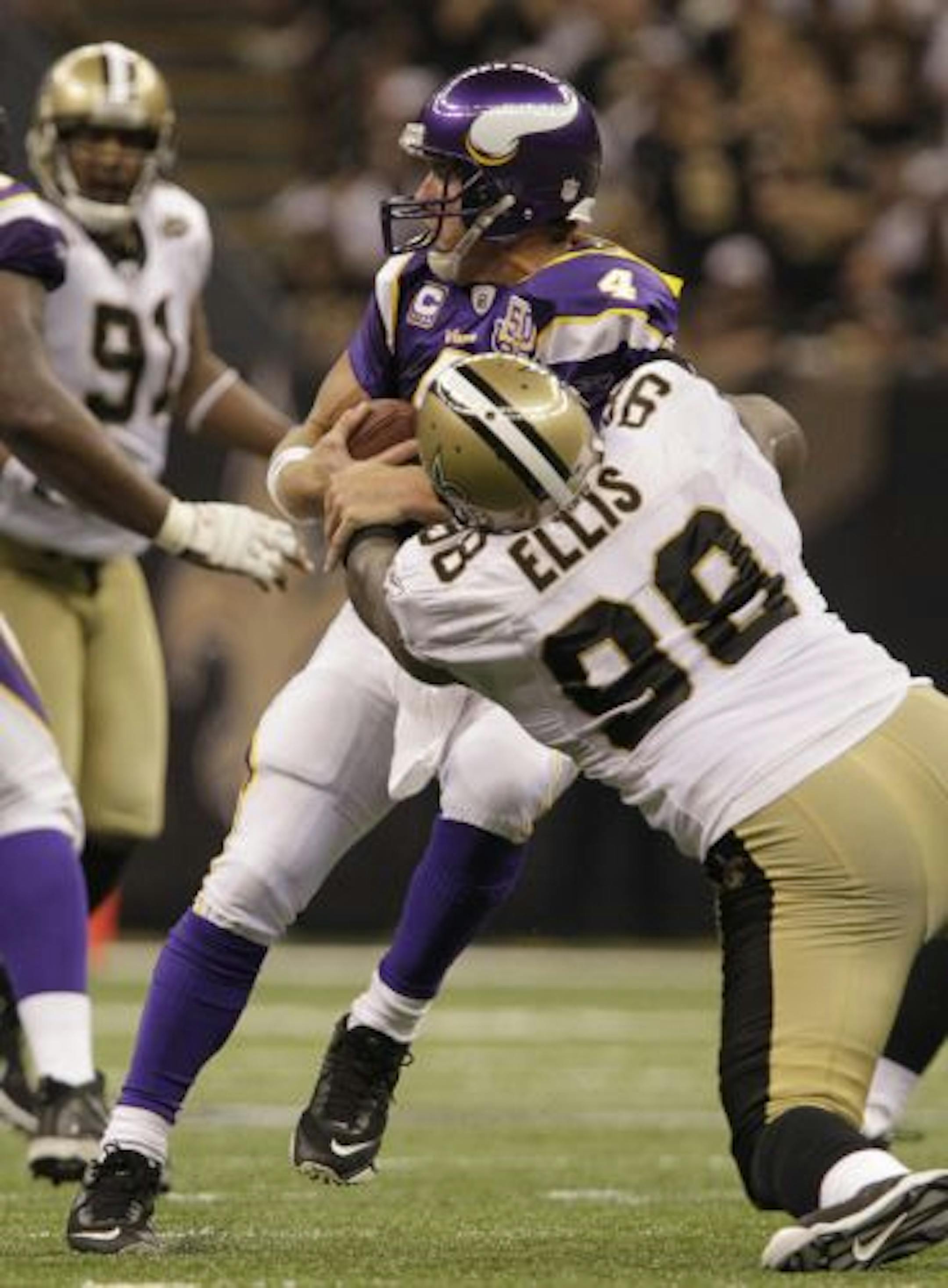 Brett Favre got sacked.