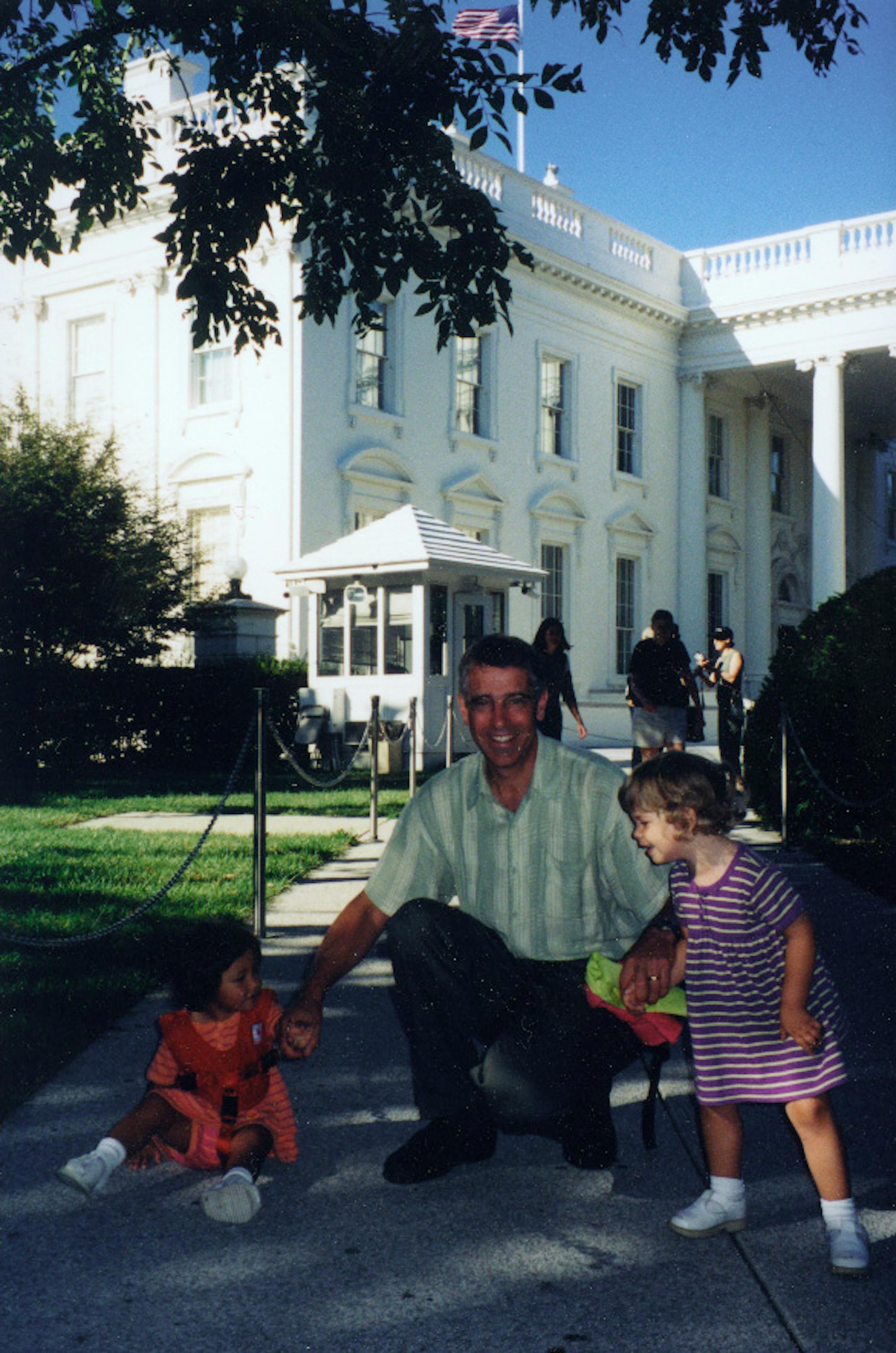 Bill Schneider at the White House