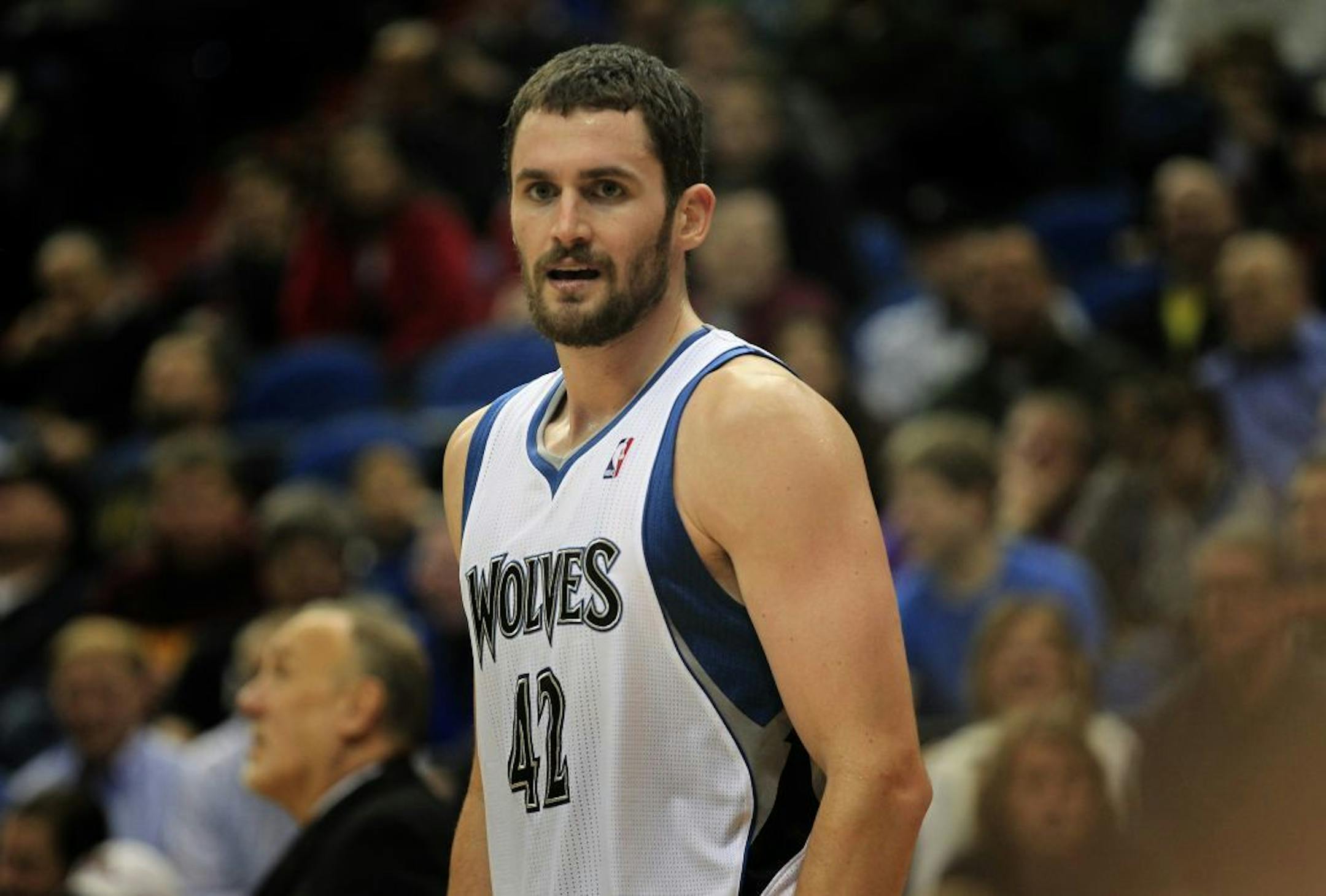 Wolves forward Kevin Love