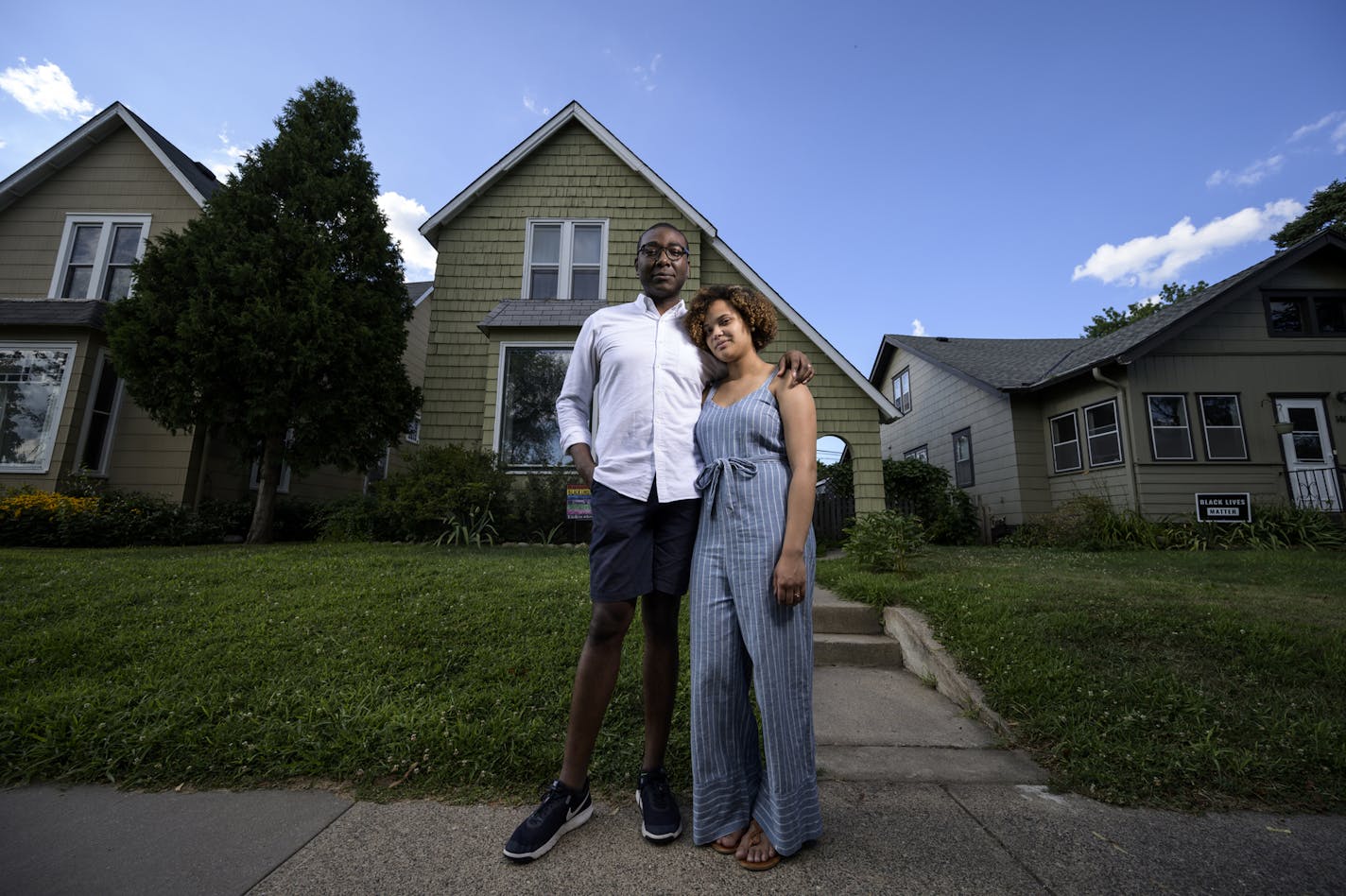 Clare Verbeten and her husband, Garrison McMurtrey, bought their historic home in St. Paul's Como neighborhood last month and are working on a kitchen makeover.