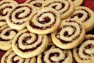 The Winners of the 10th annual cookie contest for the Star Tribune Taste section. Cranberry Pecan Swirls by Annette Poole of Prior Lake. [ TOM WALLACE