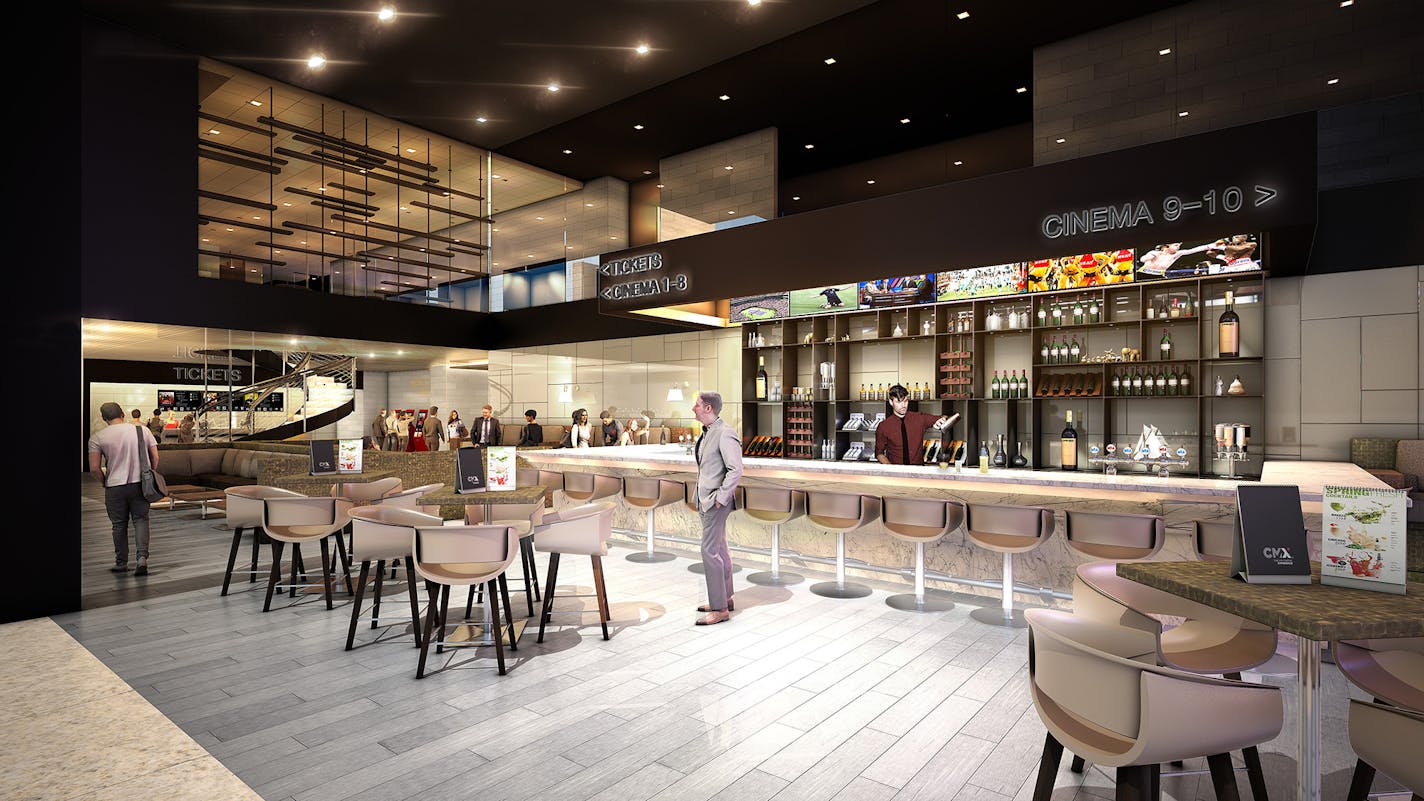 CMX main bar rendering