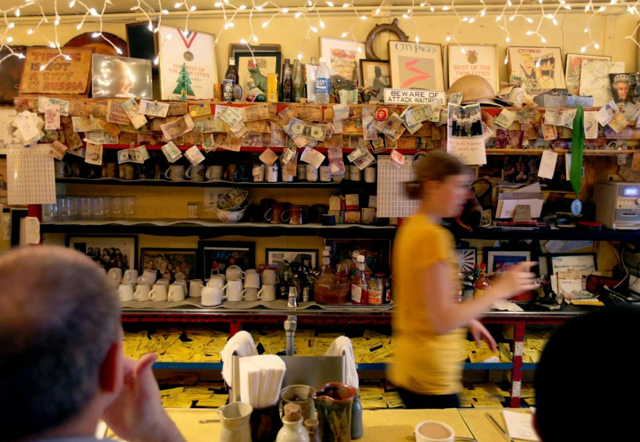 Al's Breakfast is a little diner that serves a diverse clientele.