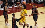 Gophers forward Jordan Murphy is one of several players from the U who could become NBA draft propsects next year.