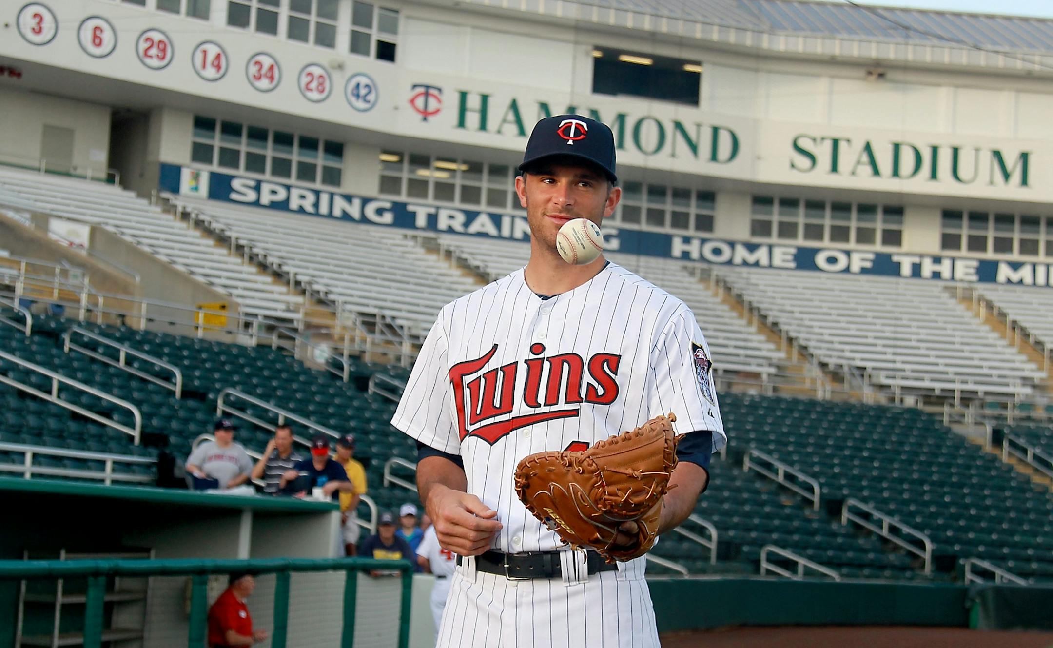 Twins catcher Drew Butera