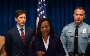 In January, Assistant Attorney General Kristen Clarke of the Justice Department’s Civil Rights Division spoke at the news conference, flanked by Min