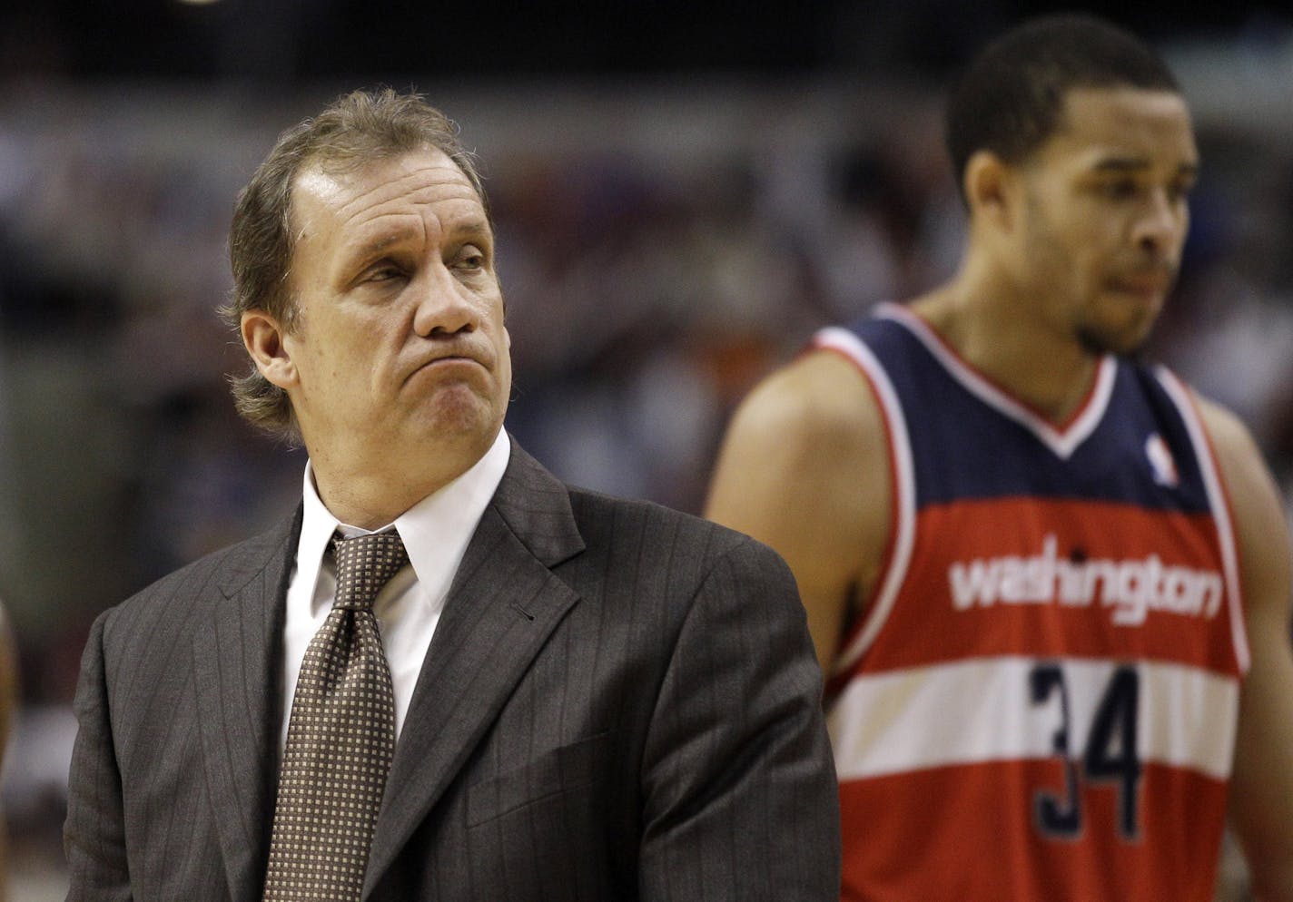 Flip Saunders, in 2012 with Washington.