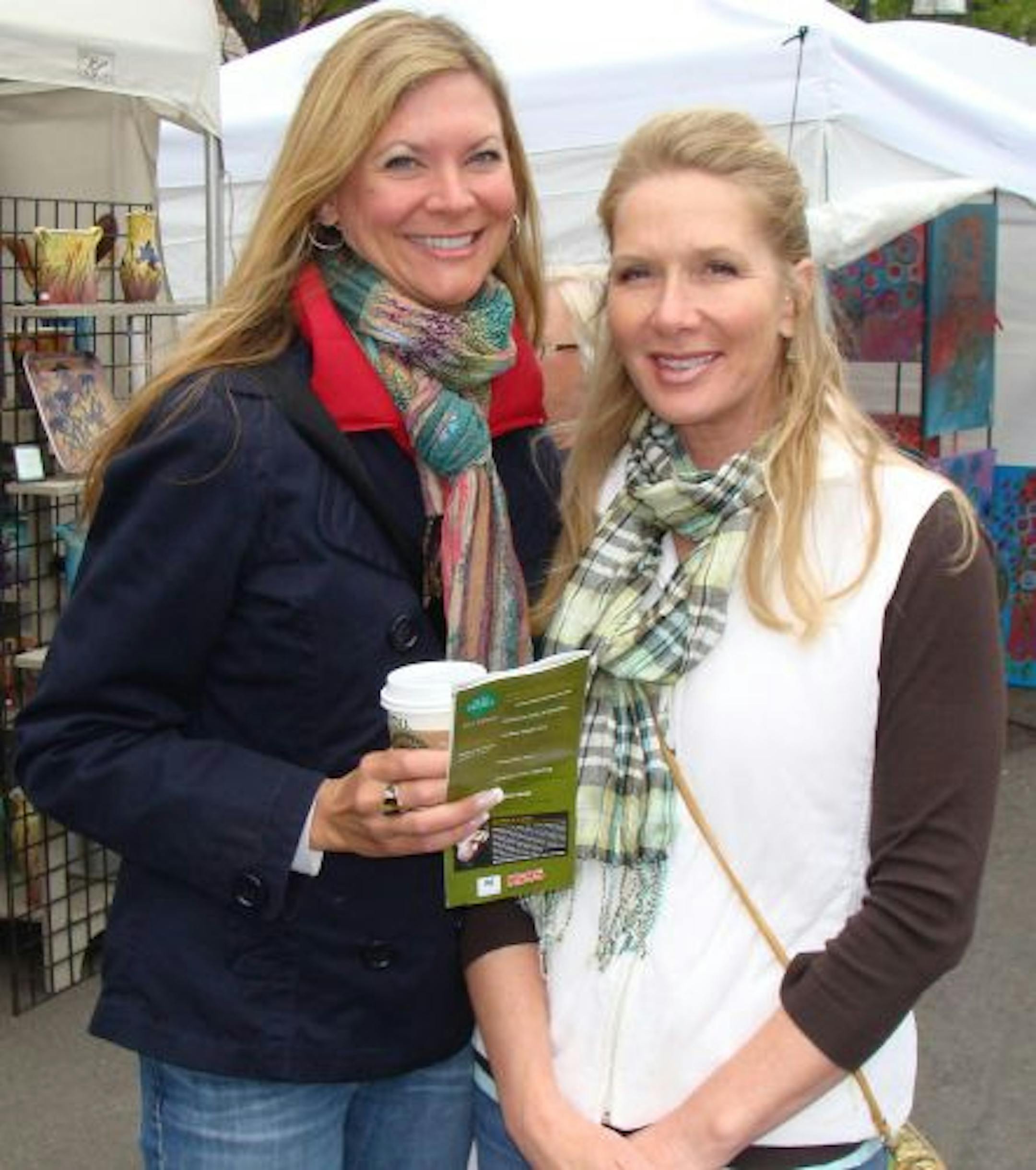 Christine Geske of Eden Prairie and Roxann Buslee of Plymouth.