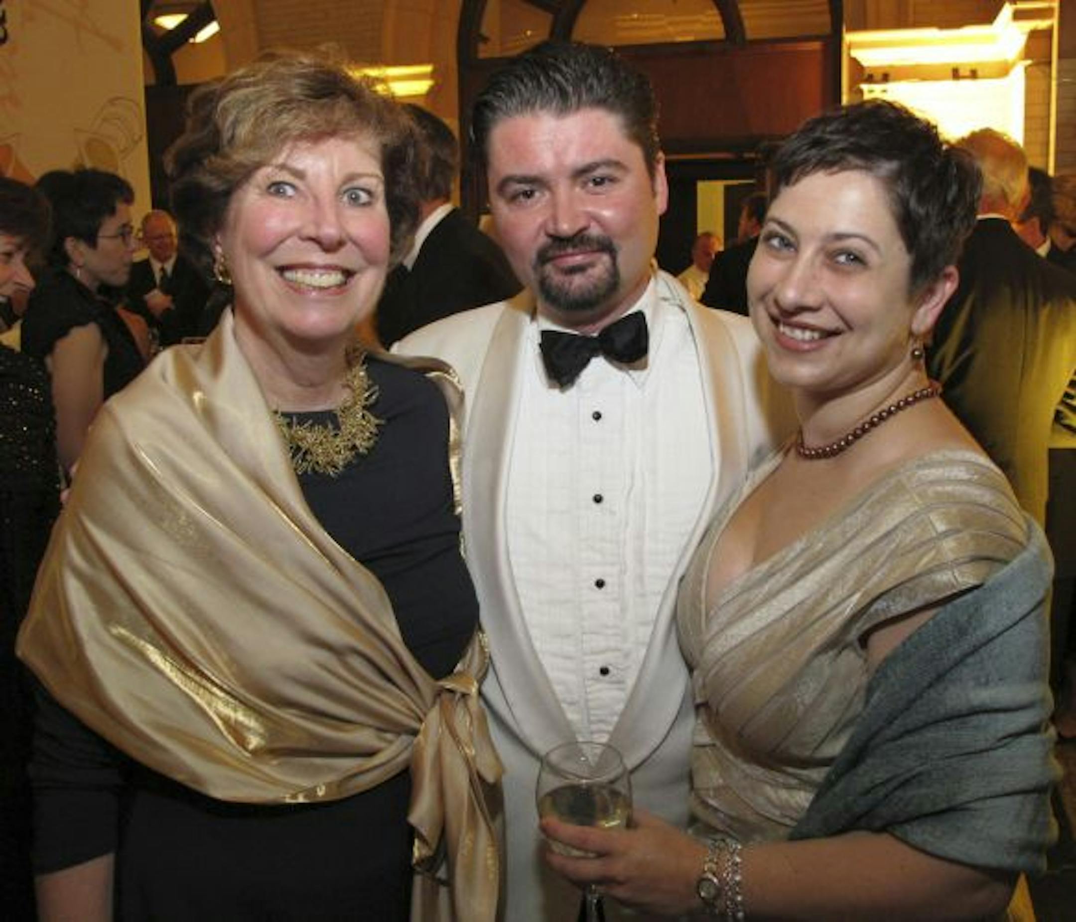 Dorothy Halverson, Michael Sutton and his wife Beatrice Blanc.