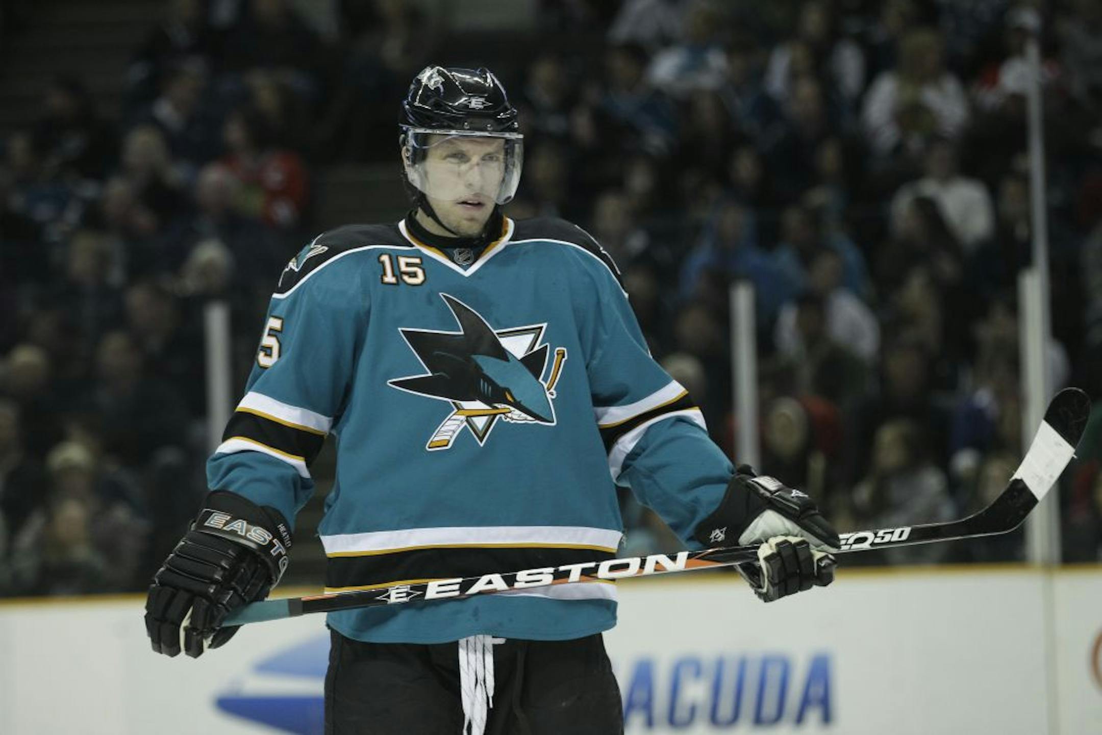 In another Wild-San Jose Sharks blockbuster, General Manager Chuck Fletcher acquired much-maligned but potentially lethal goal scorer Dany Heatley (pictured) on Sunday night after Martin Havlat waived his no-move clause to head west.