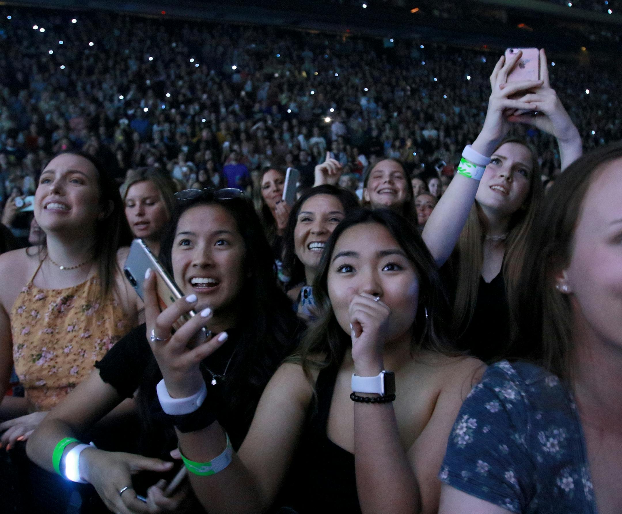 Shawn Mendes performs Friday, June 21, 2019, at the Xcel Energy Center in St. Paul, MN.